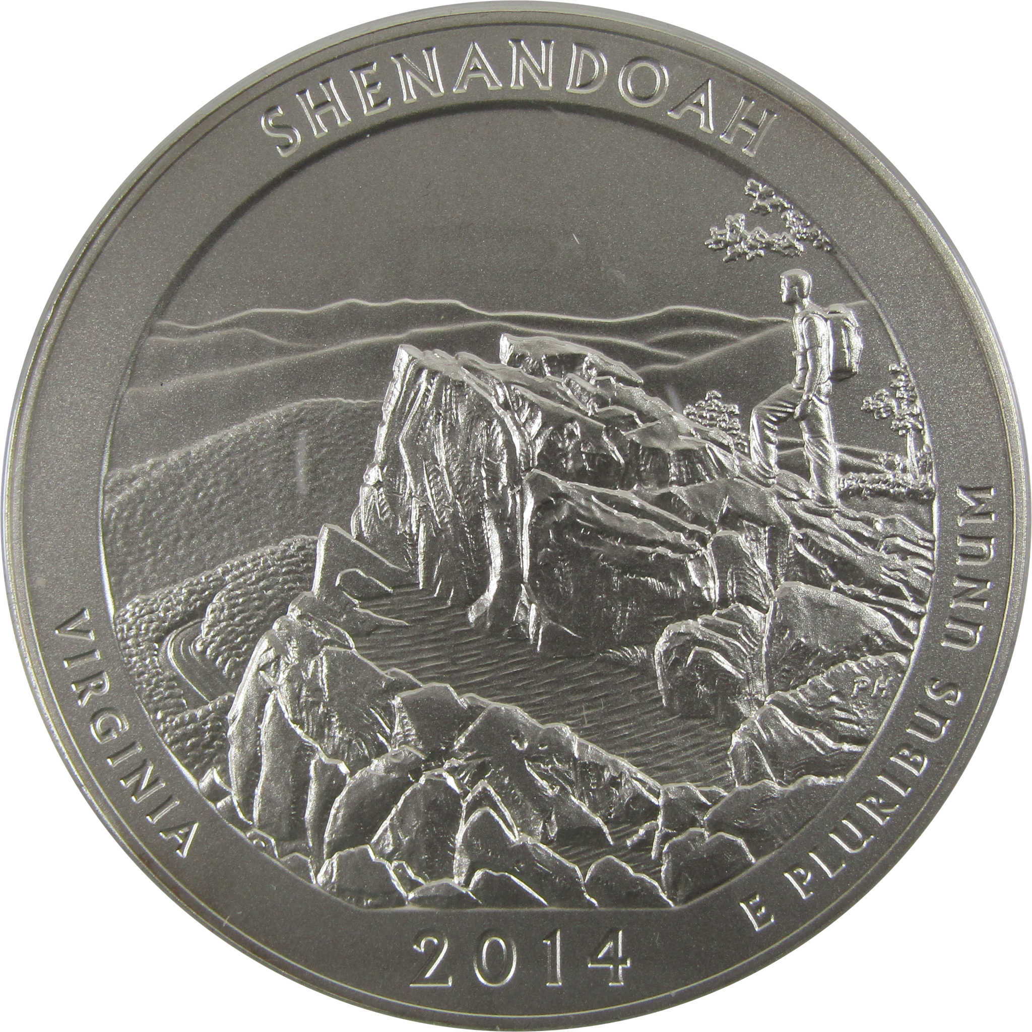 2014 P Shenandoah National Park 5 oz Silver OGP COA SKU:CPC2559