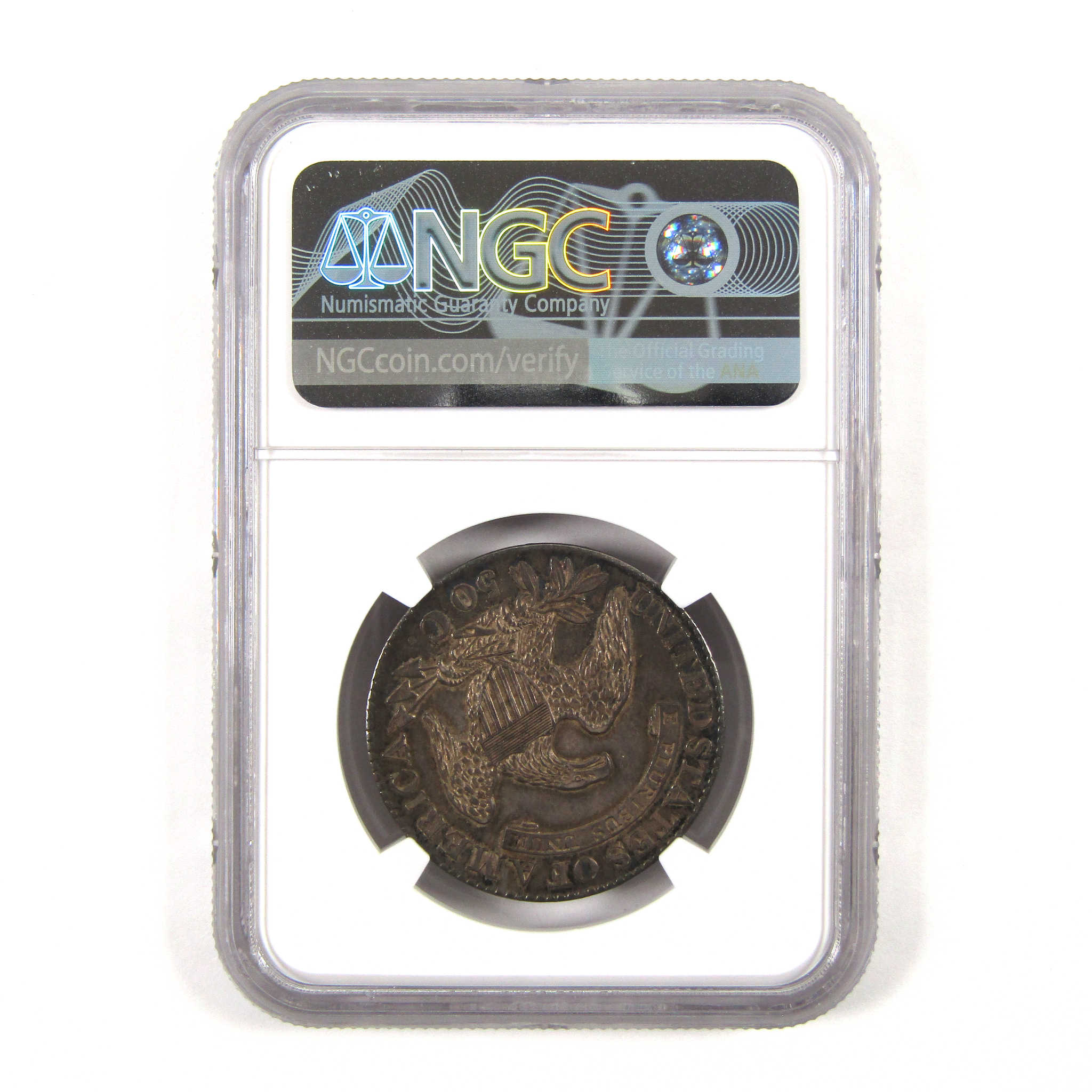 1827 Capped Bust MS64 NGC 89.24% Silver 50c Unc SKU:I9143