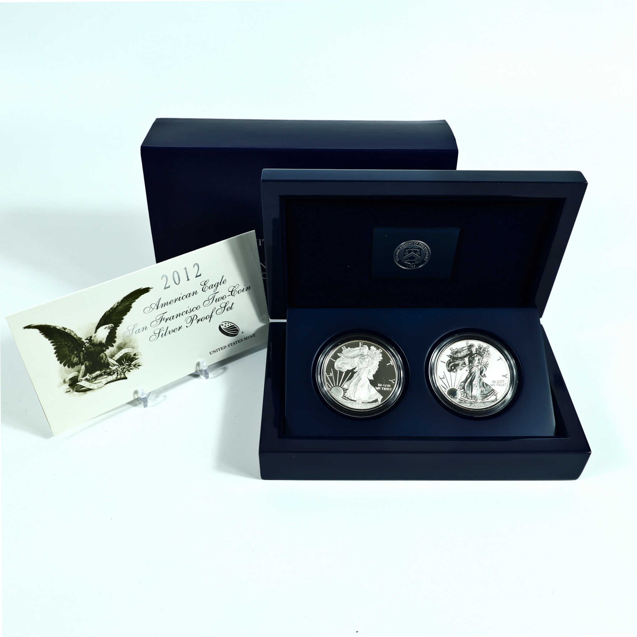 2012 American Eagle San Francisco Silver Proof Set OGP COA SKU:CPC8062