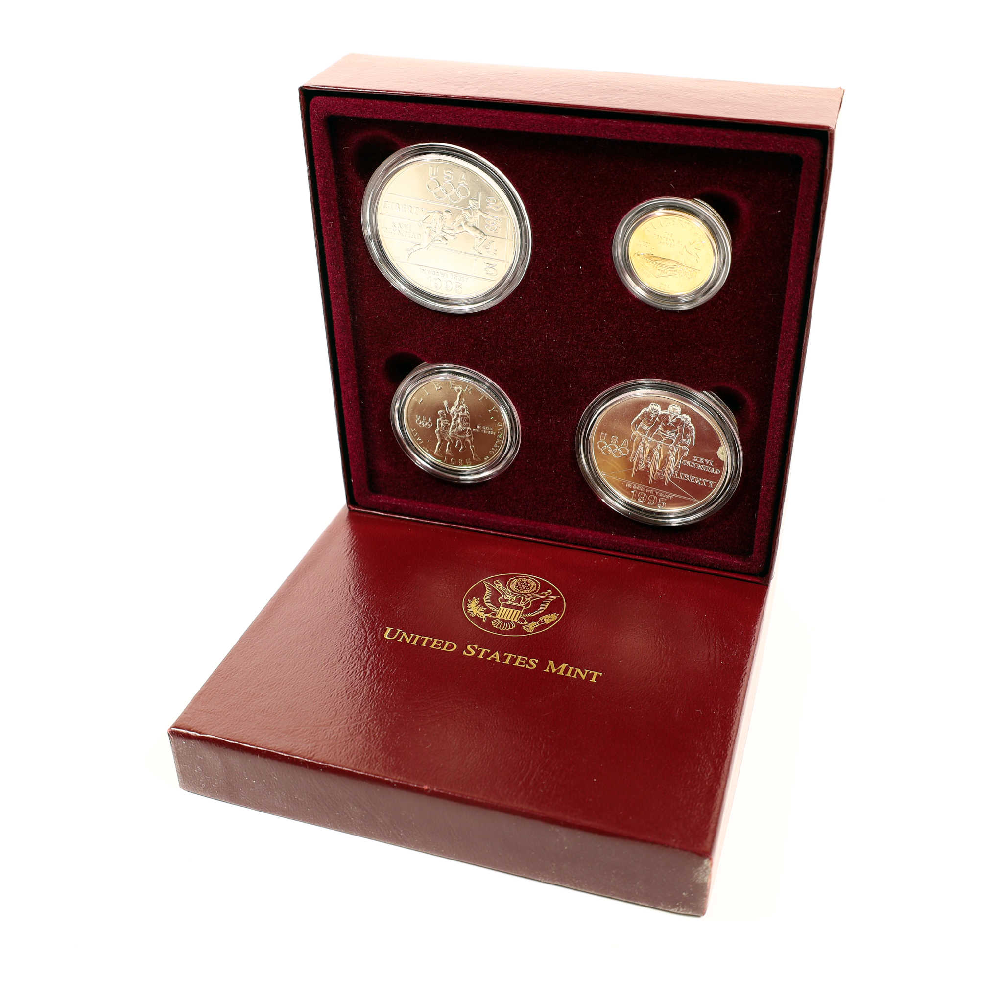1996 Atlanta Olympic Games 4 Coin Commemorative Set SKU:CPC2960