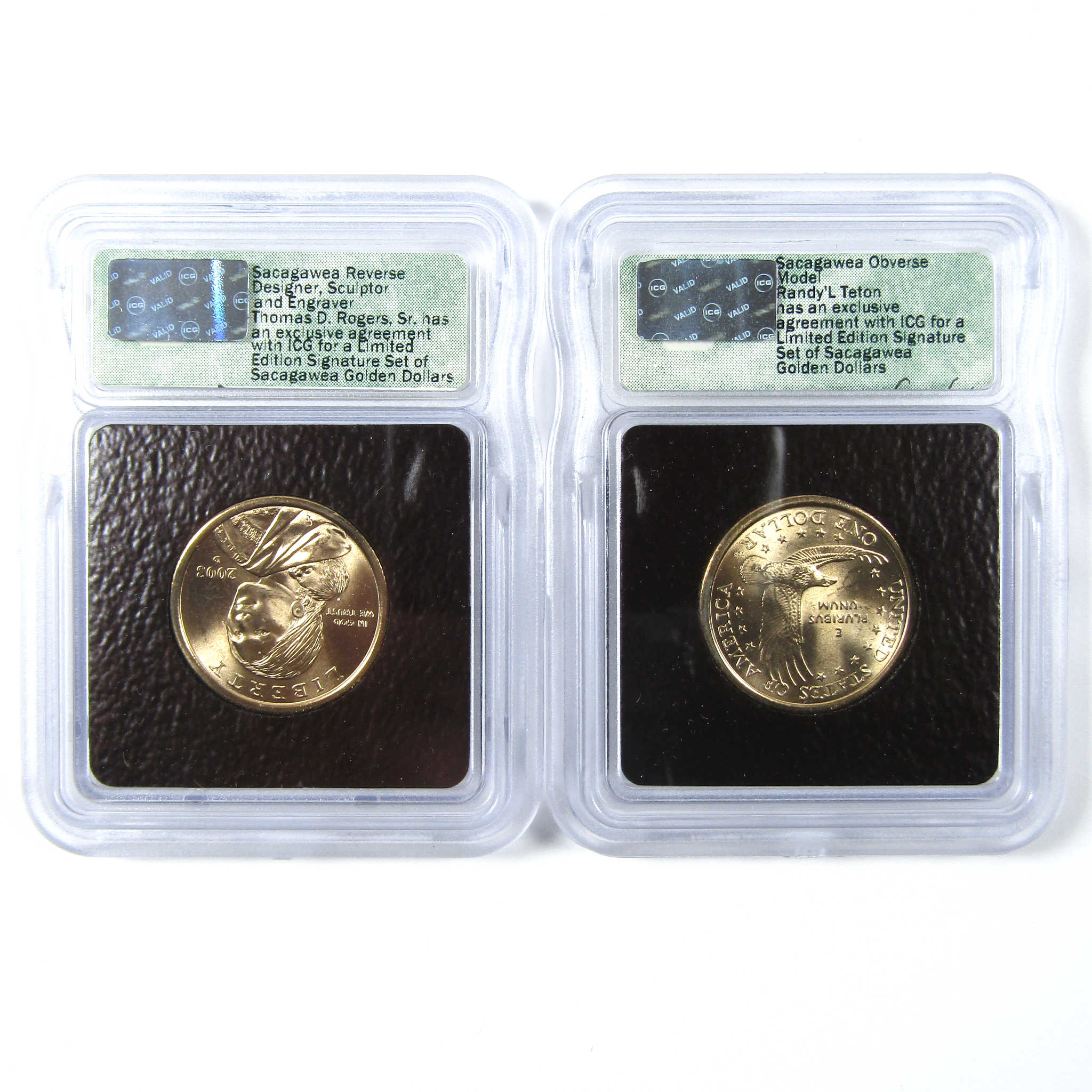 2003 Sacagawea Signature 6 Piece Dollar Set ICG SKU:CPC6598