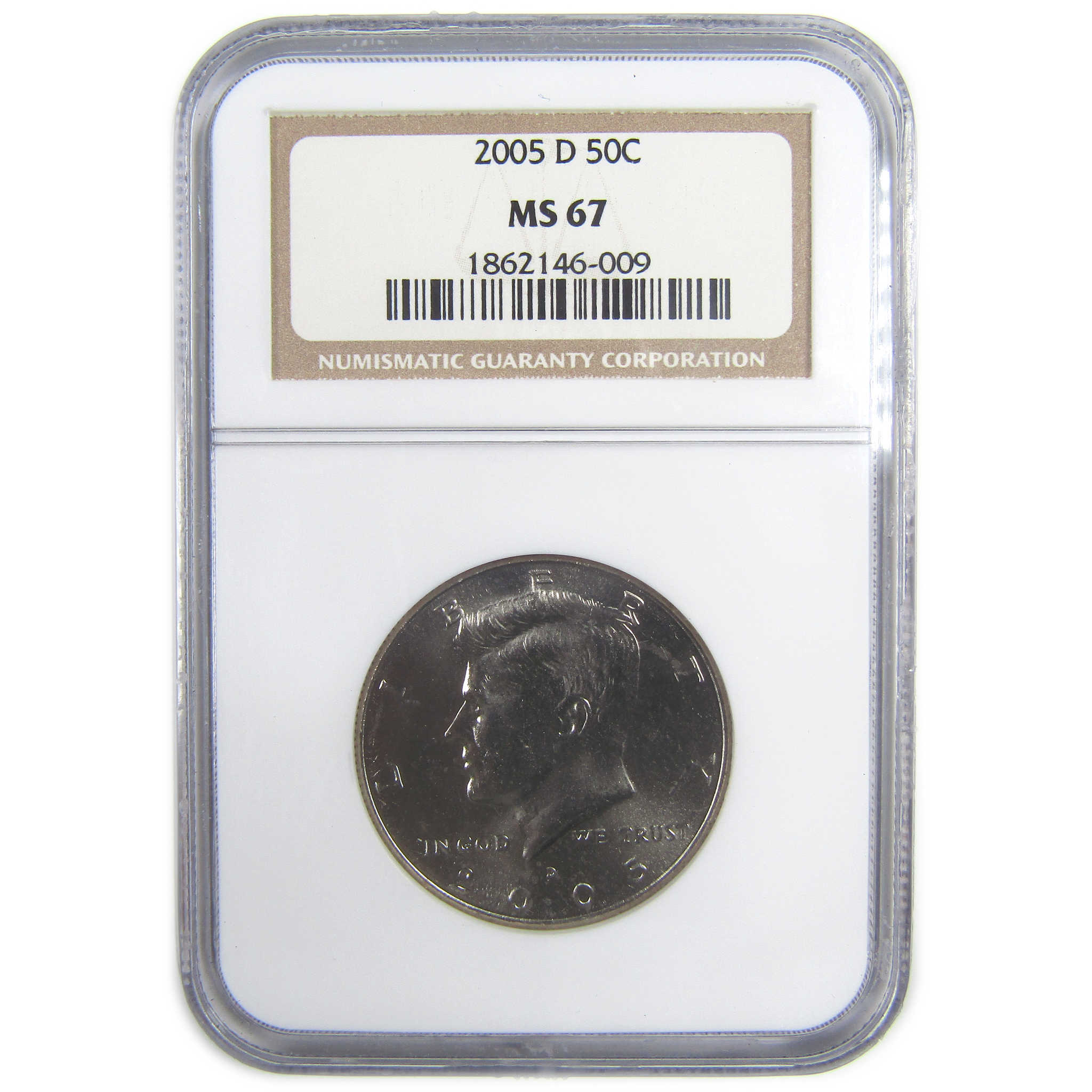 2005 D Kennedy Half Dollar MS 67 NGC Clad Uncirculated 50c SKU:CPC9704