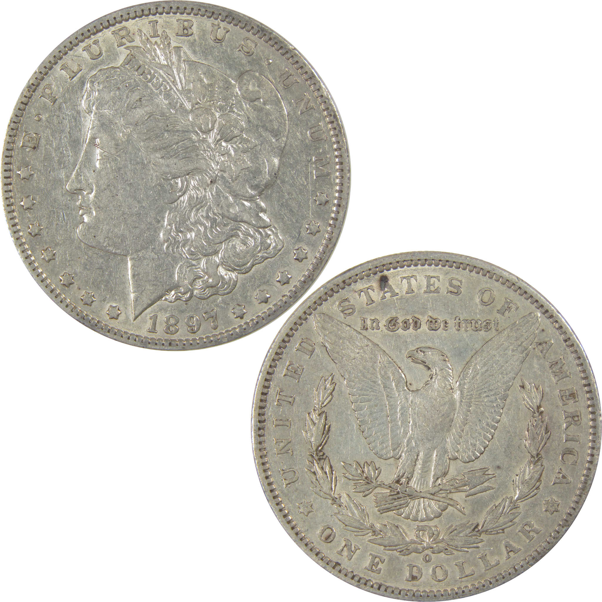 1897 O Morgan Dollar XF EF Extremely Fine Silver $1 Coin SKU:I23415 - Morgan coin - Morgan silver dollar - Morgan silver dollar for sale - Profile Coins &amp; Collectibles