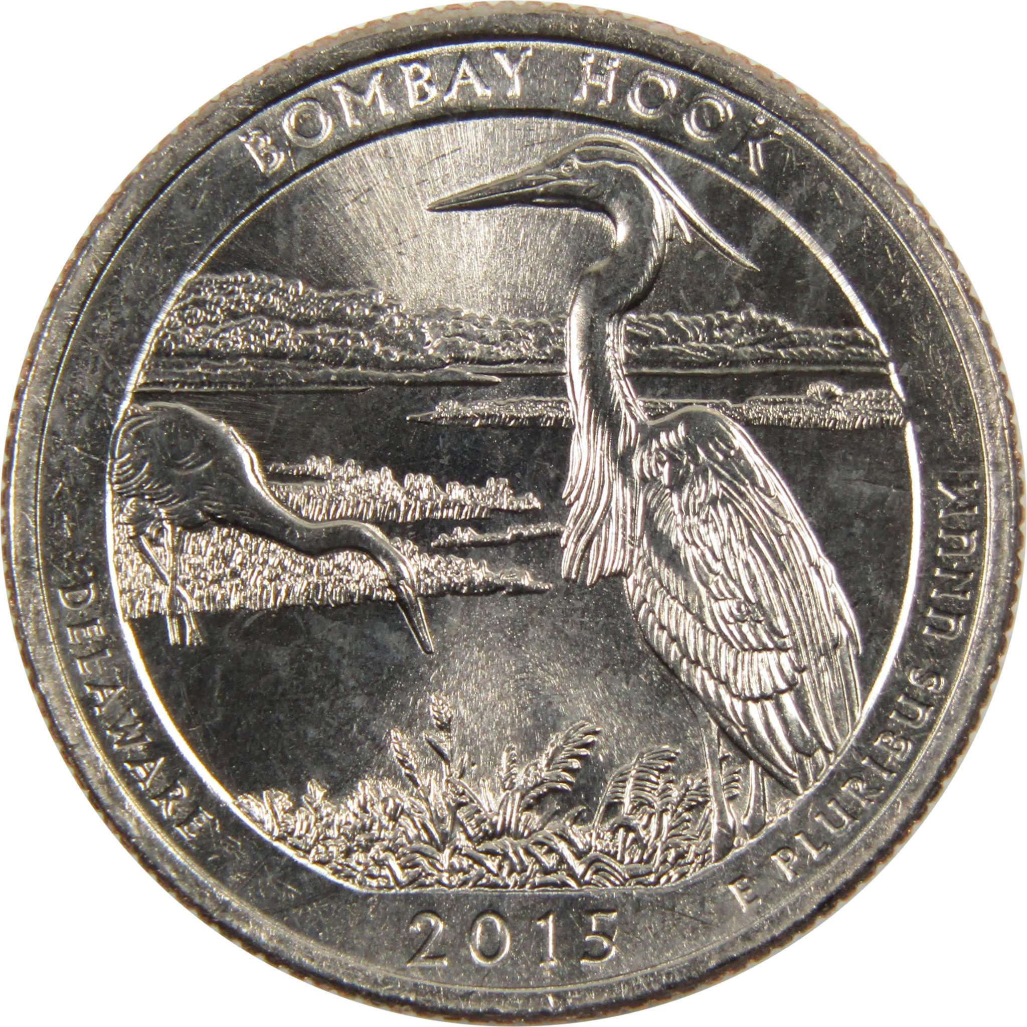 2015 P Bombay Hook National Park Quarter BU Uncirculated Clad 25c Coin