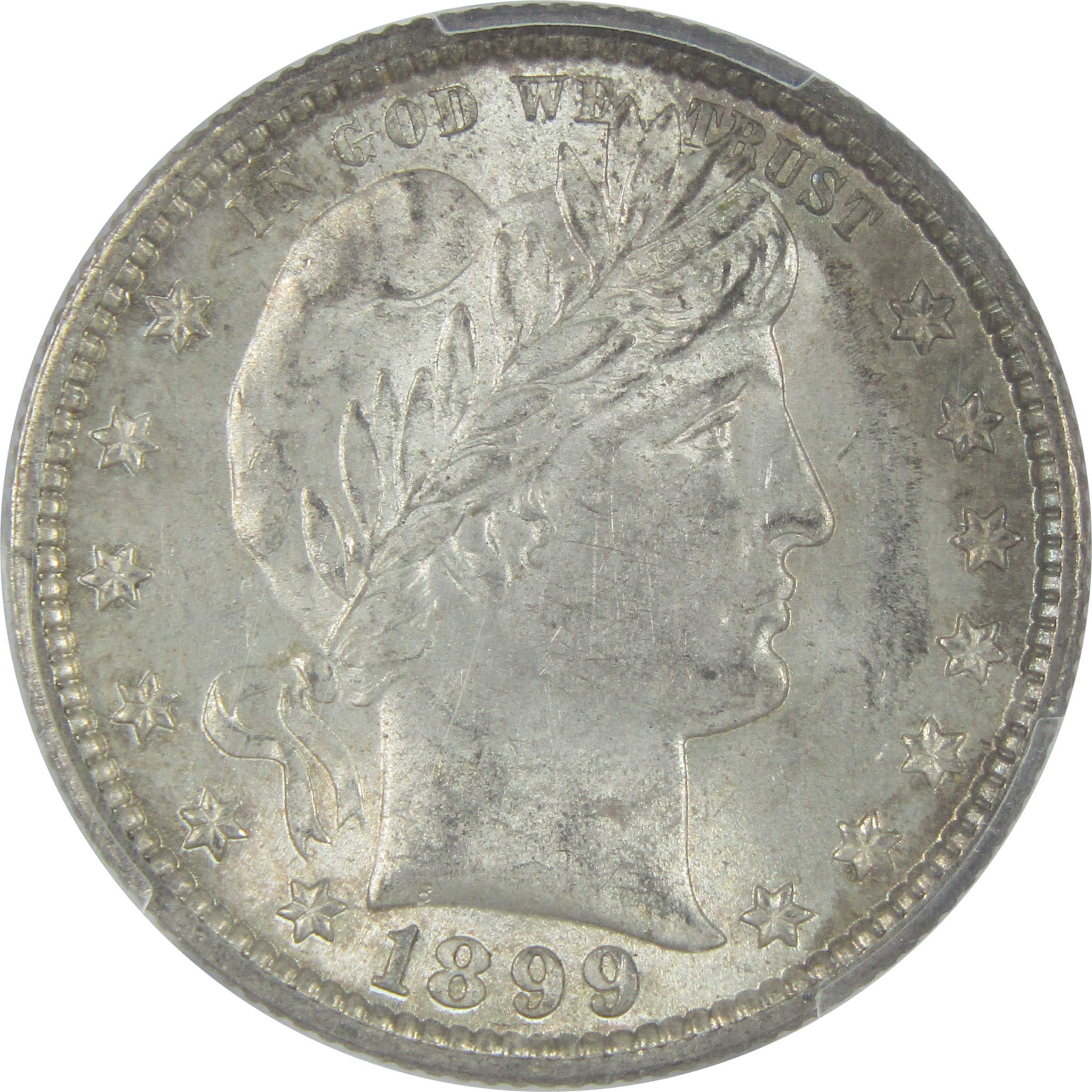 1899 Barber Quarter MS 63 PCGS Silver 25c Uncirculated Coin SKU:I15367