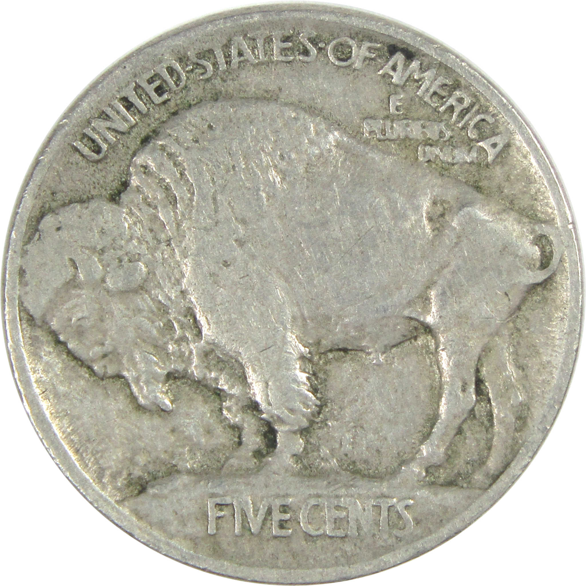 1913 Type 1 Indian Head Buffalo Nickel F Fine 5c Coin SKU:CPC8630