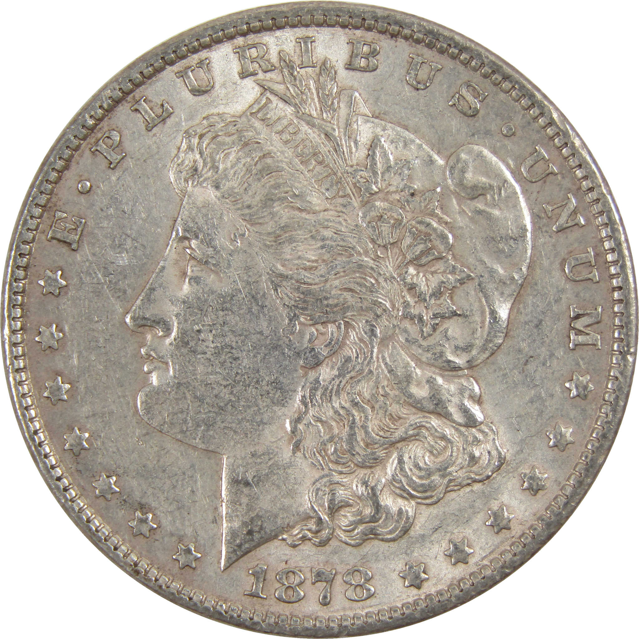 1878 7TF Rev 79 Morgan Dollar AU About Uncirculated Silver SKU:I8096 - Morgan coin - Morgan silver dollar - Morgan silver dollar for sale - Profile Coins &amp; Collectibles