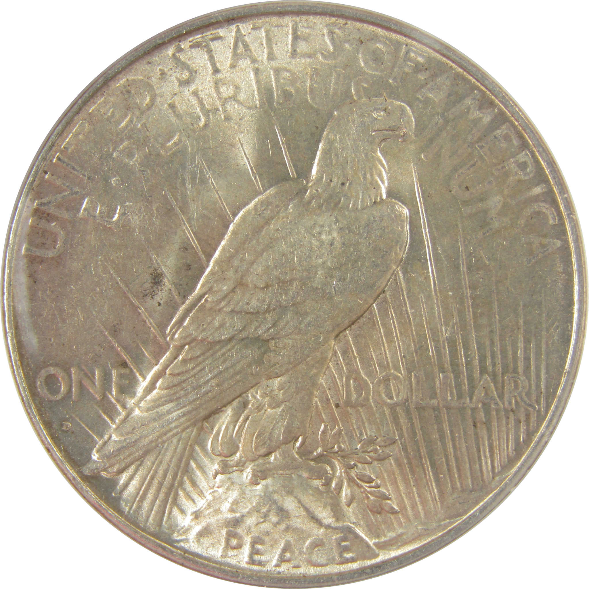1934 D Peace Dollar AU 58 ANACS Silver $1 Coin SKU:I20903