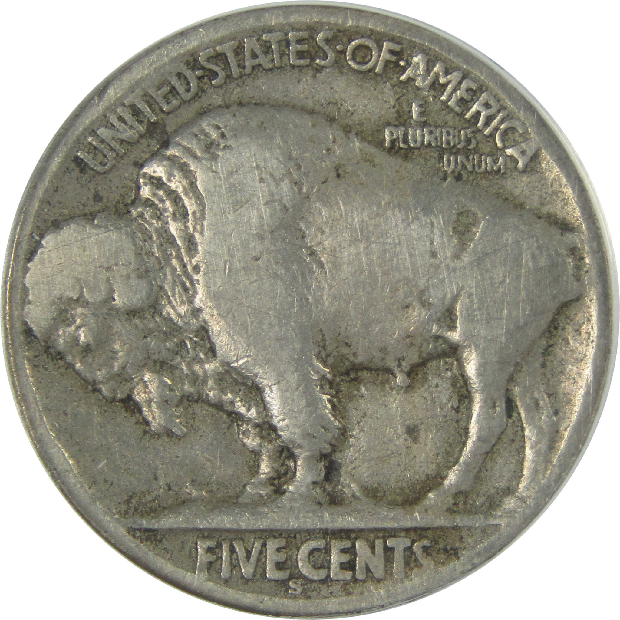 1913 S Type 2 Indian Head Buffalo Nickel VG 8 Details ANACS SKU:I16105