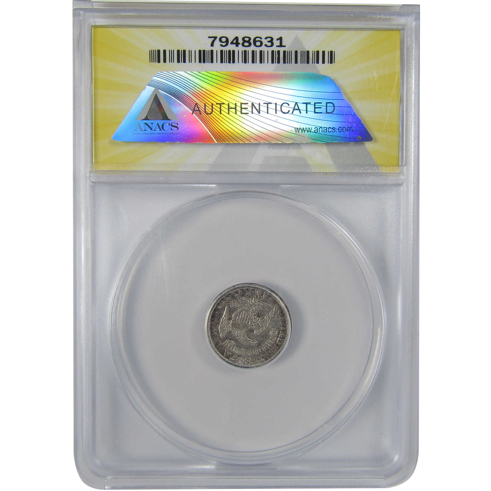 1829 Capped Bust Half Dime EF 40 ANACS Silver 5c Coin SKU:I23681
