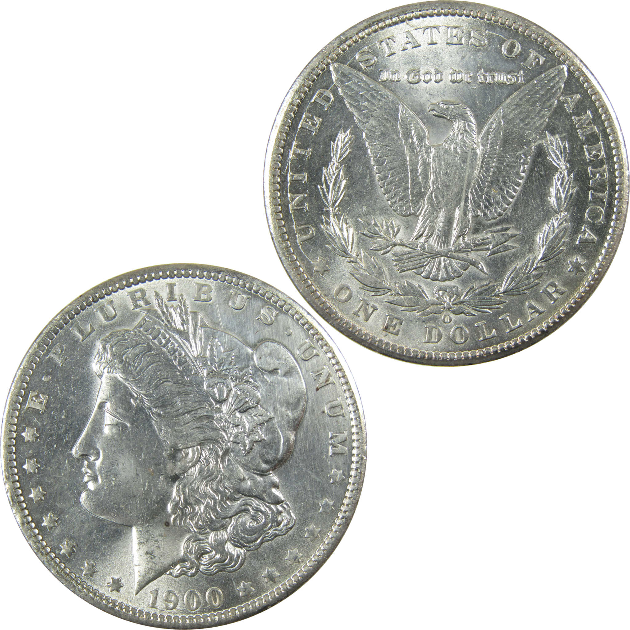 1900 O Morgan Silver Dollar Uncirculated Mint State $1 Coin SKU:I27791