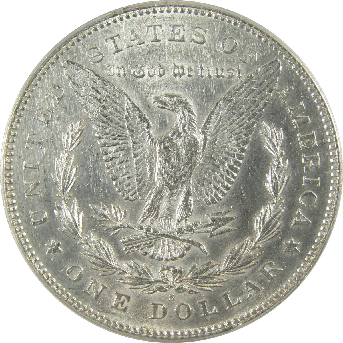 1878 S Morgan Silver Dollar AU 58 Details ANACS $1 Coin SKU:I28564