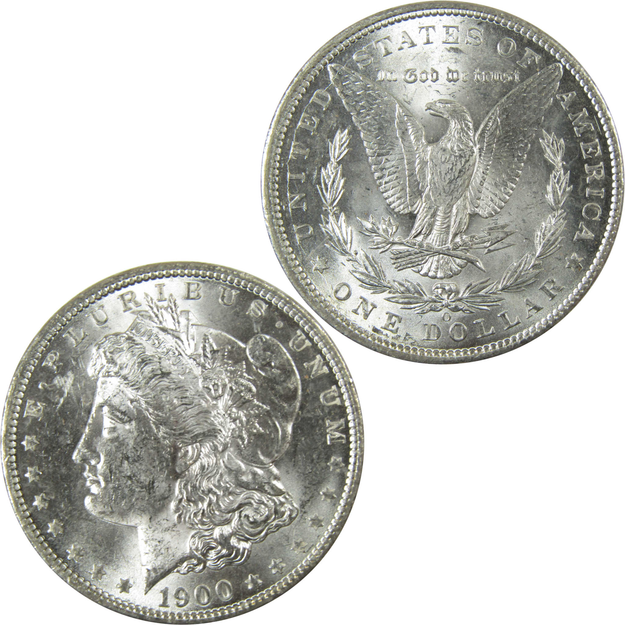 1900 O Morgan Silver Dollar Uncirculated Mint State $1 Coin SKU:I27792