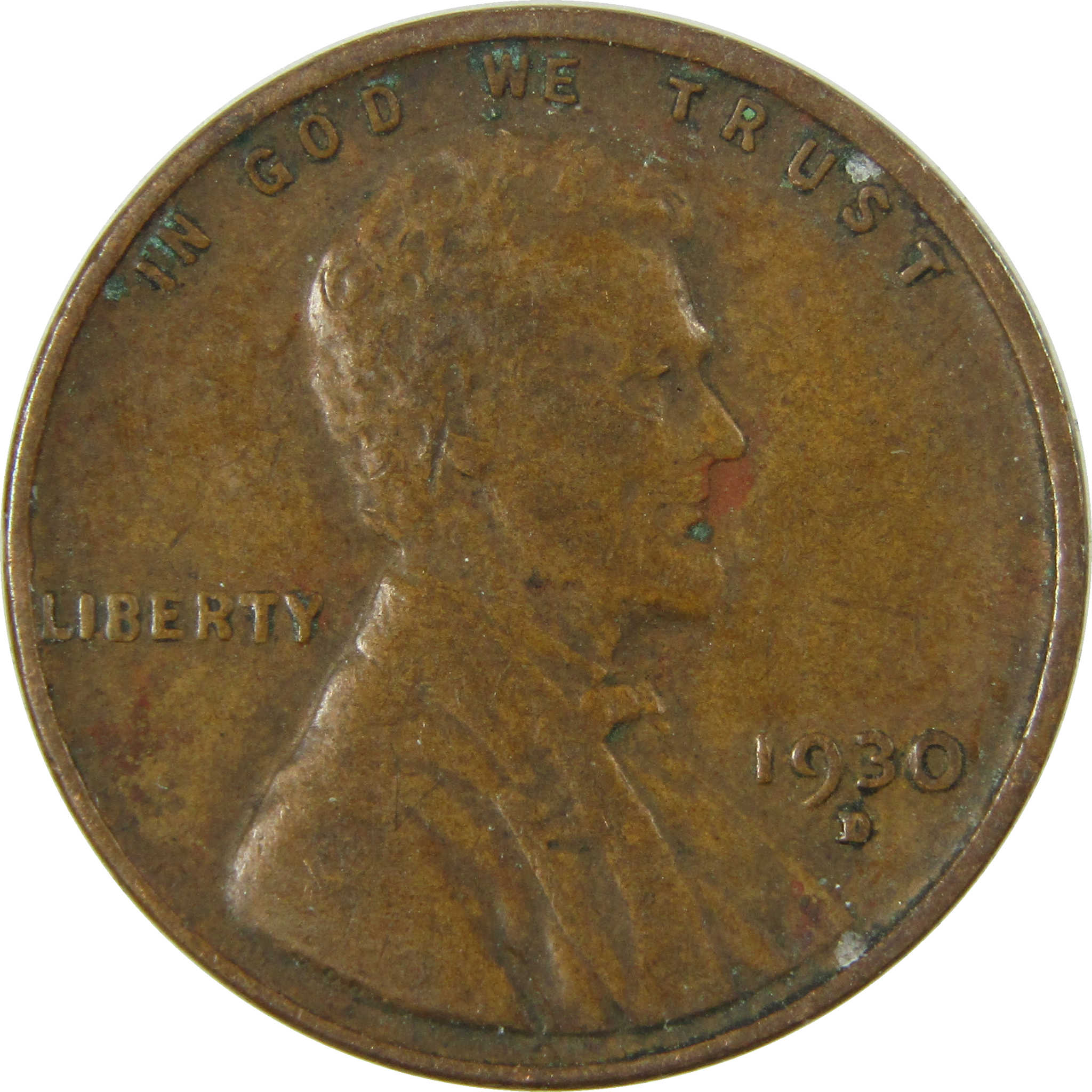 1930 D Lincoln Wheat Cent VF Very Fine Penny 1c Coin SKU:I27144