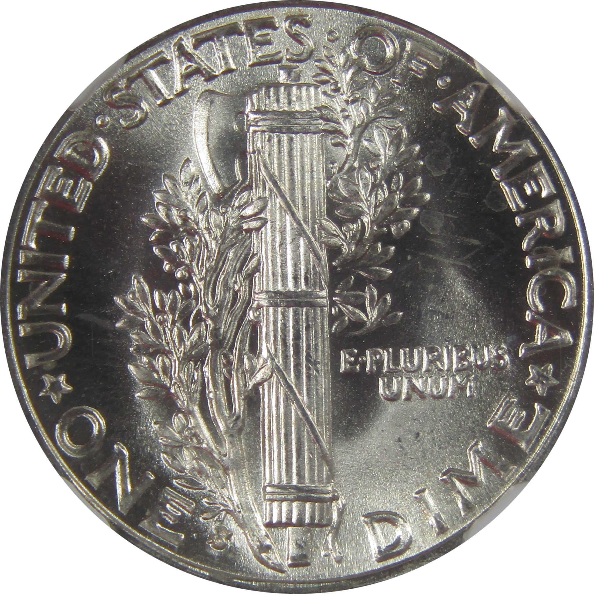 1937 S Mercury Dime MS 66+ FB NGC Silver Uncirculated SKU:I23220