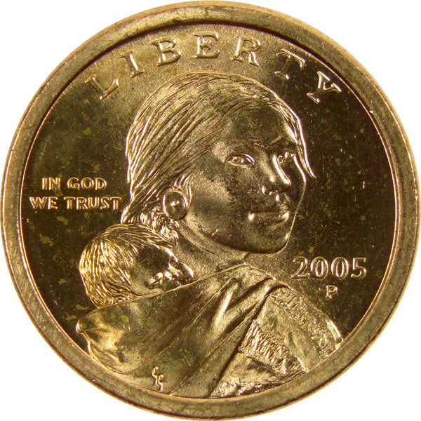 2005 P Sacagawea Native American Dollar BU Uncirculated $1 Coin