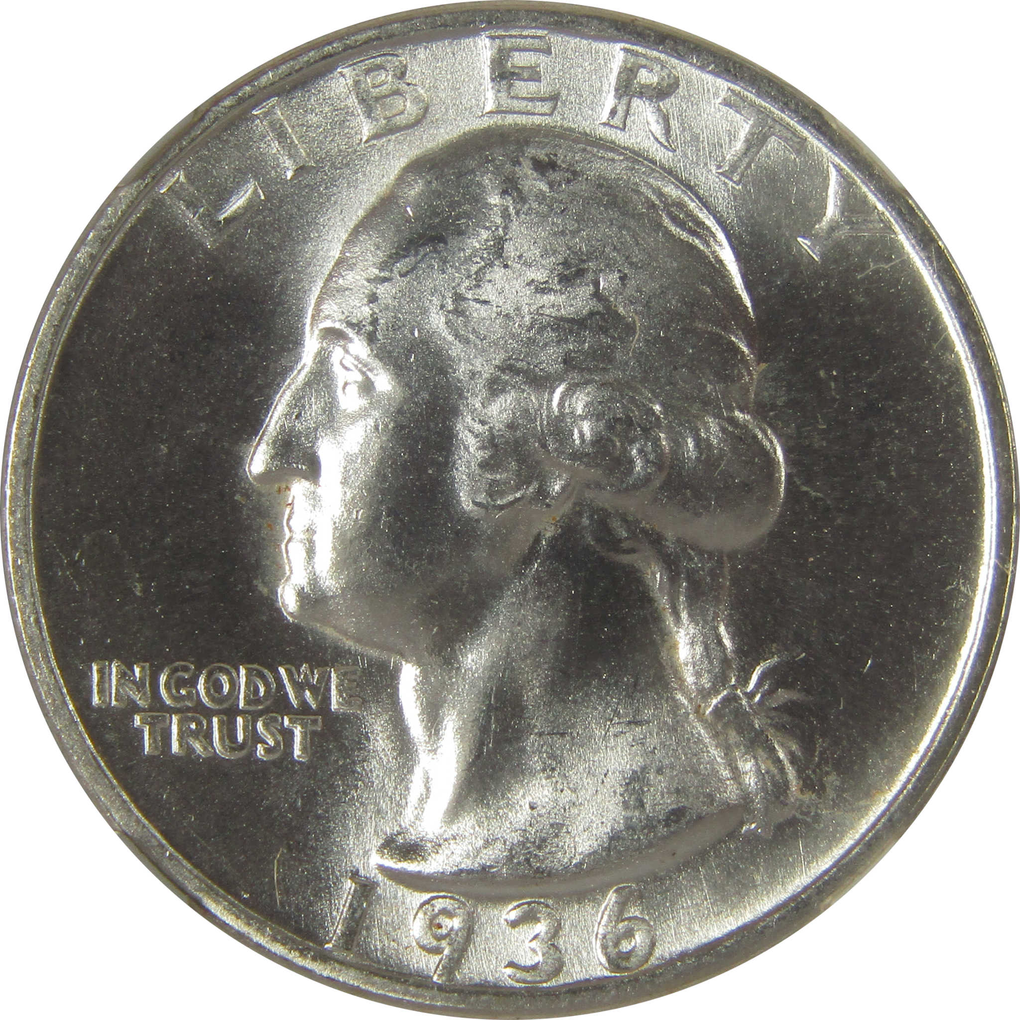 1936 S Washington Quarter MS 64 NGC Original Bag Fragment SKU:I22583