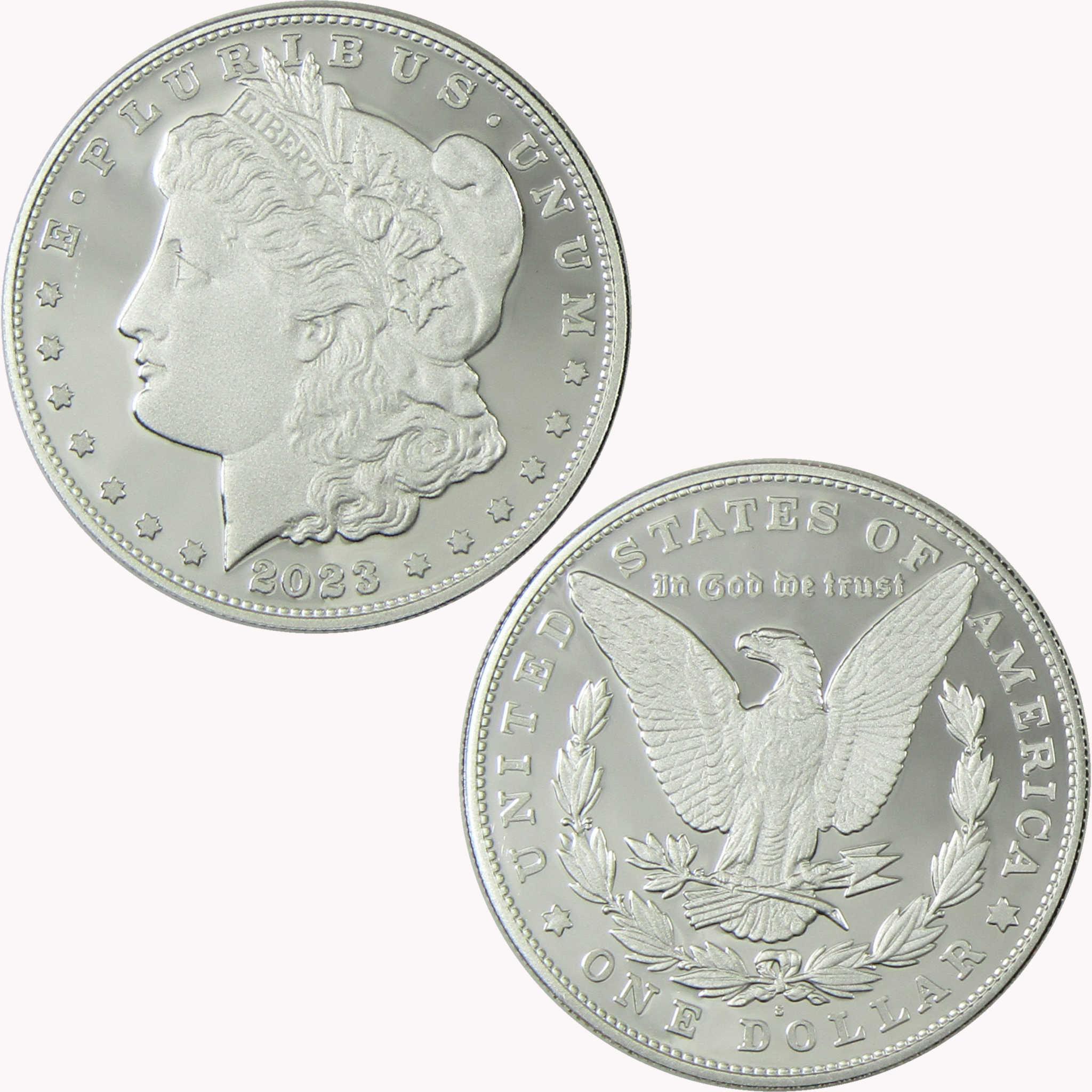 2023 S Morgan Silver Dollar Proof $1 Coin Collectible SKU:CP1408