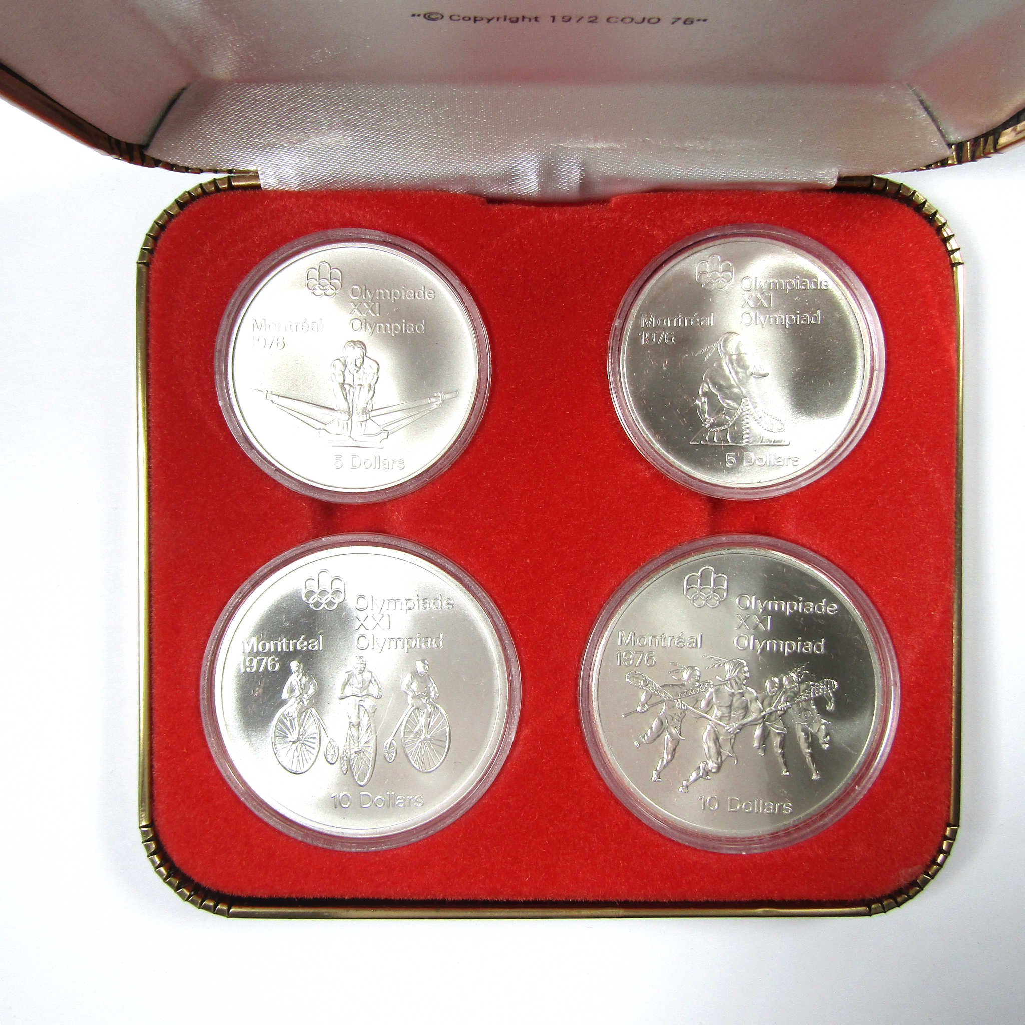 1976 Olympic Canadian Dollar 16 Piece Silver Dollar Set SKU:CPC6904