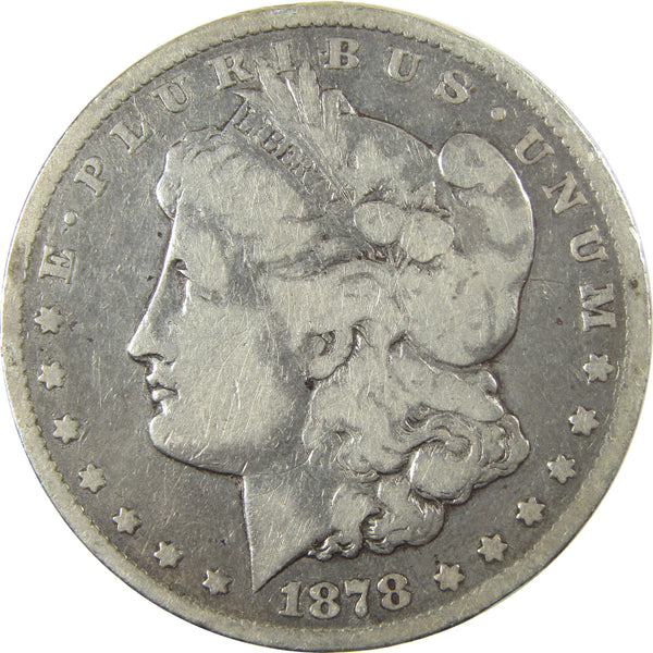 1878 CC Morgan Silver Dollar VG Very Good Details $1 Coin SKU:CP1734