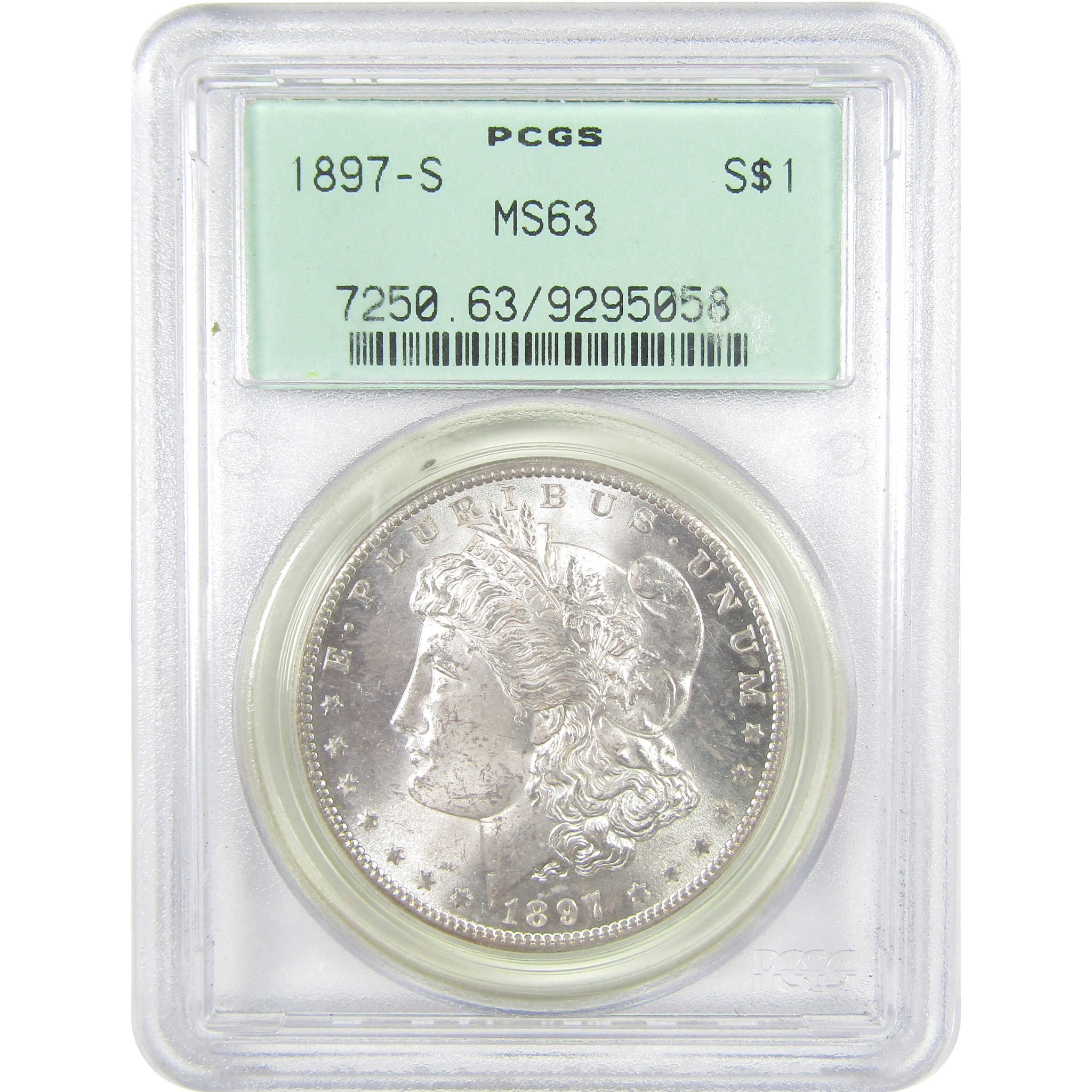 1897 S Morgan Dollar MS 63 PCGS Silver Uncirculated $1 Coin SKU:I17350 - Morgan coin - Morgan silver dollar - Morgan silver dollar for sale - Profile Coins &amp; Collectibles