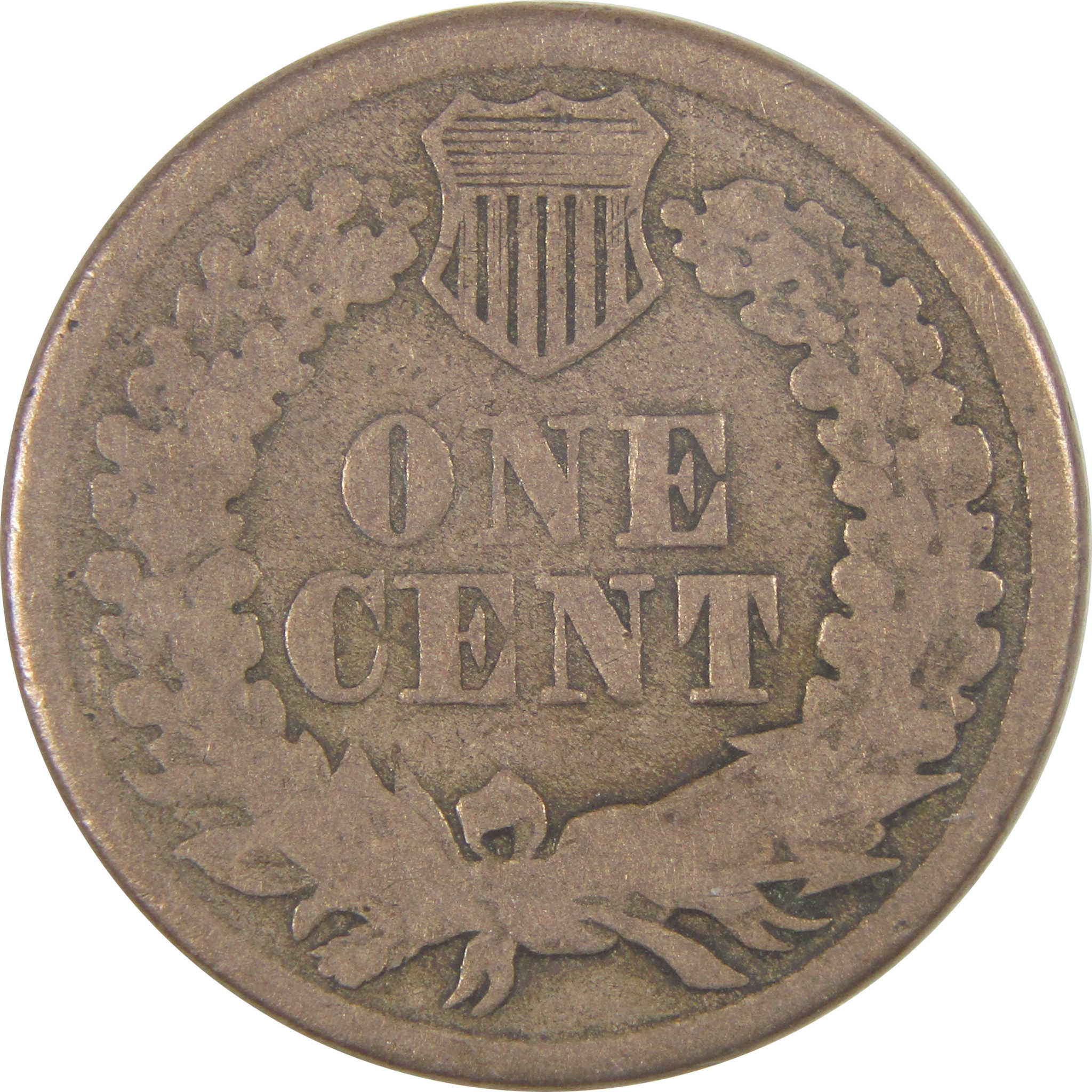 1860 Indian Head Cent G Good Penny 1c Coin SKU:I16803