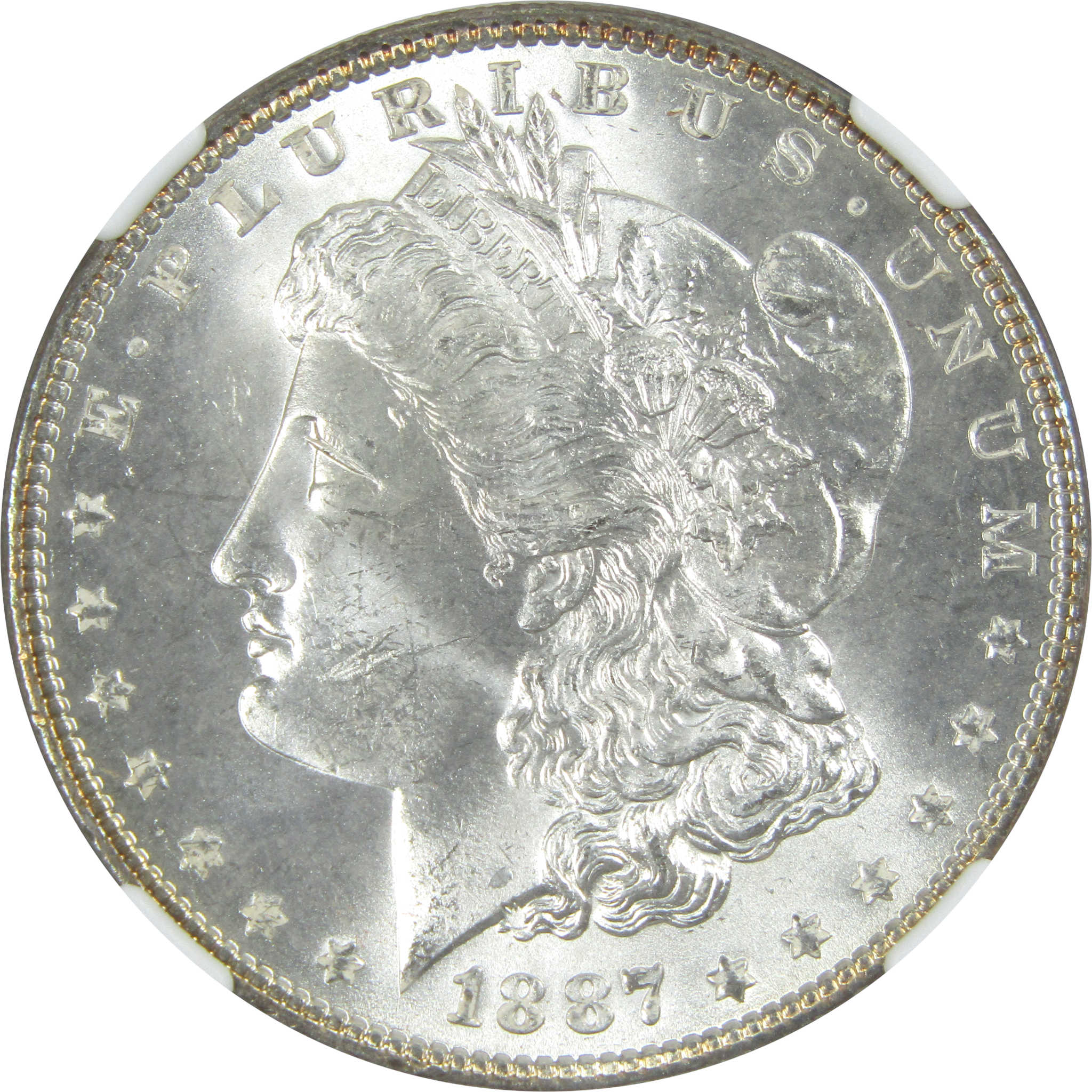 1887 Morgan Dollar MS 64 NGC Silver $1 Uncirculated Coin SKU:I15686 - Morgan coin - Morgan silver dollar - Morgan silver dollar for sale - Profile Coins &amp; Collectibles