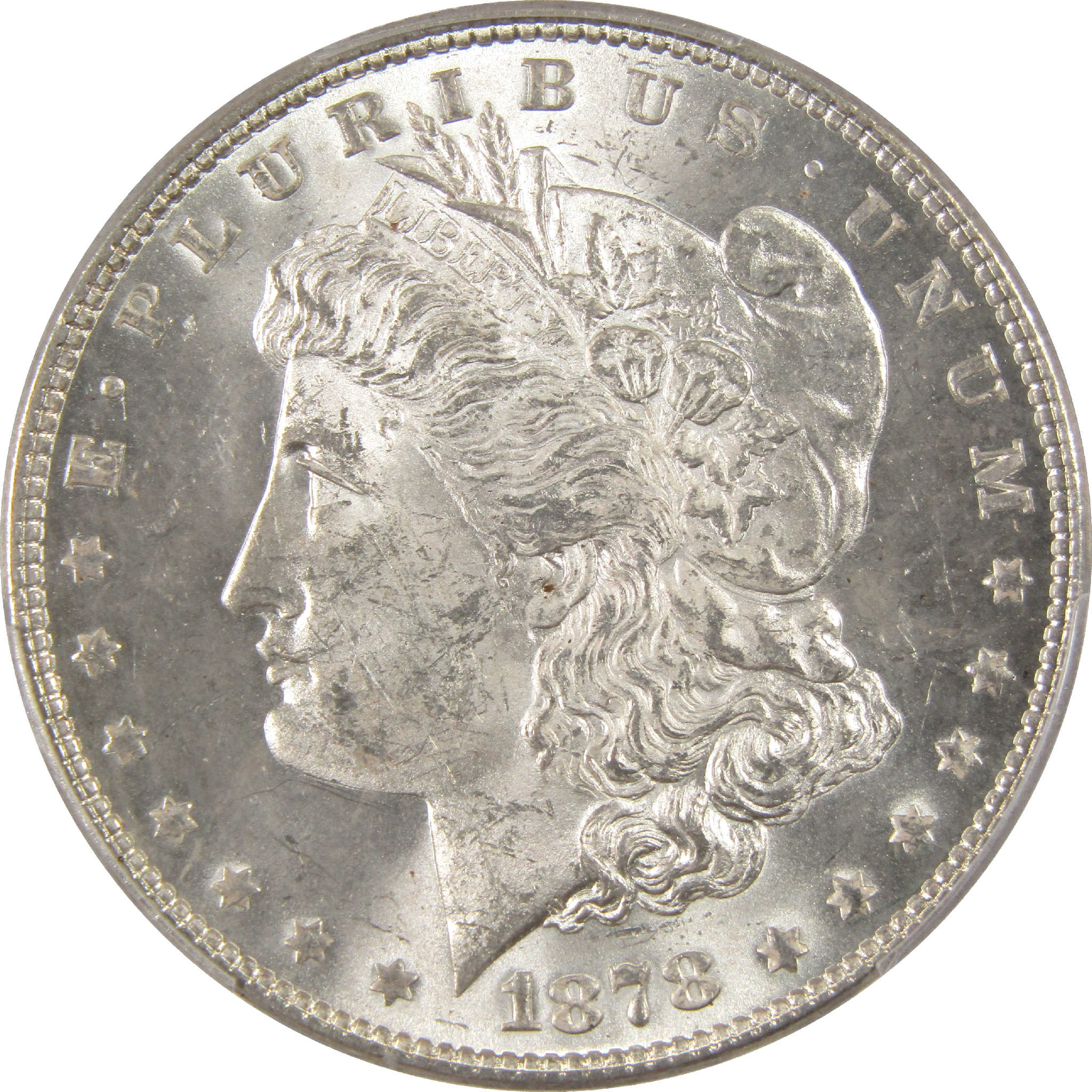 1878 7TF Rev 78 Morgan Dollar MS 62 PCGS Silver $1 Unc SKU:I11322 - Morgan coin - Morgan silver dollar - Morgan silver dollar for sale - Profile Coins &amp; Collectibles