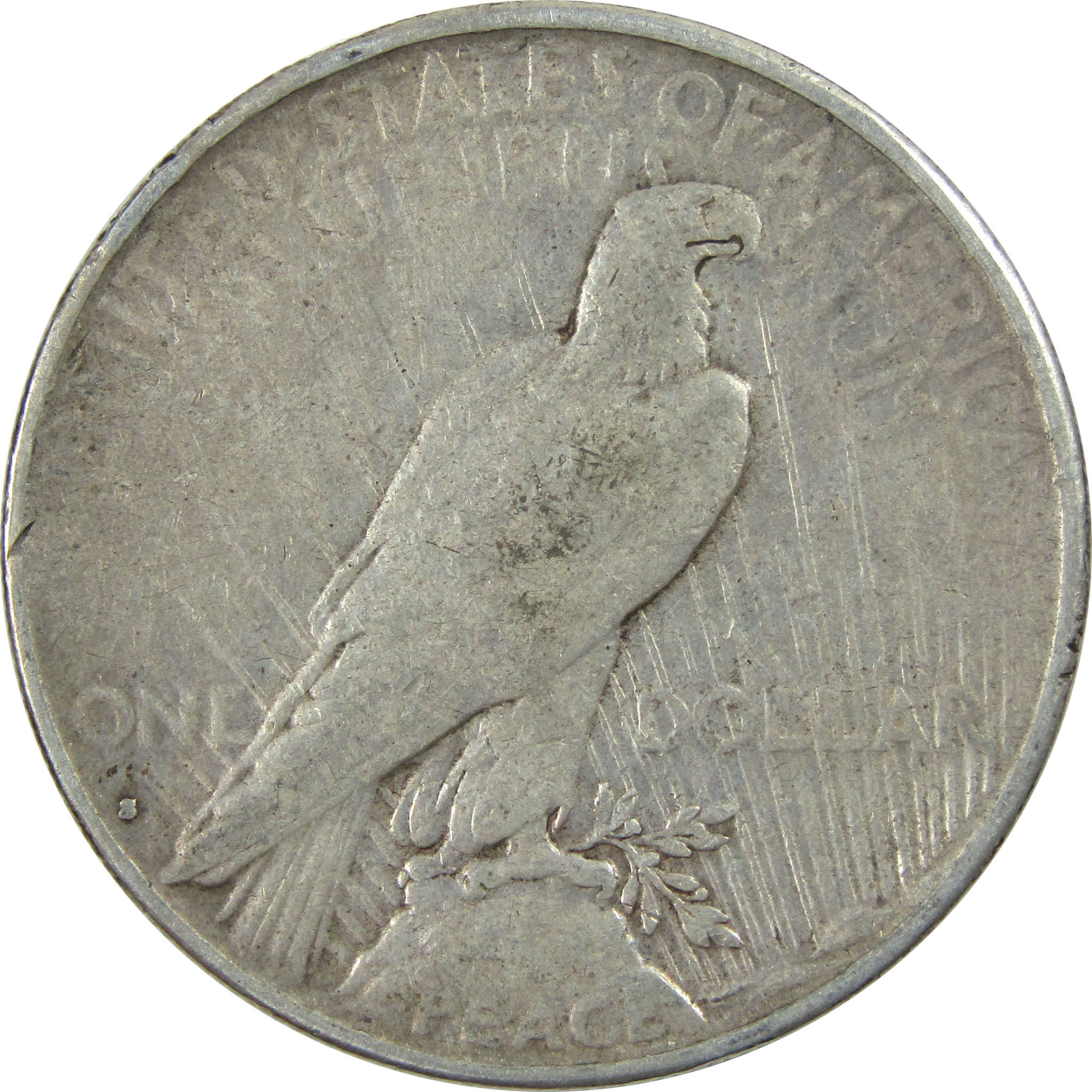 1934 S Peace Dollar VG Very Good Silver $1 Coin SKU:I13760