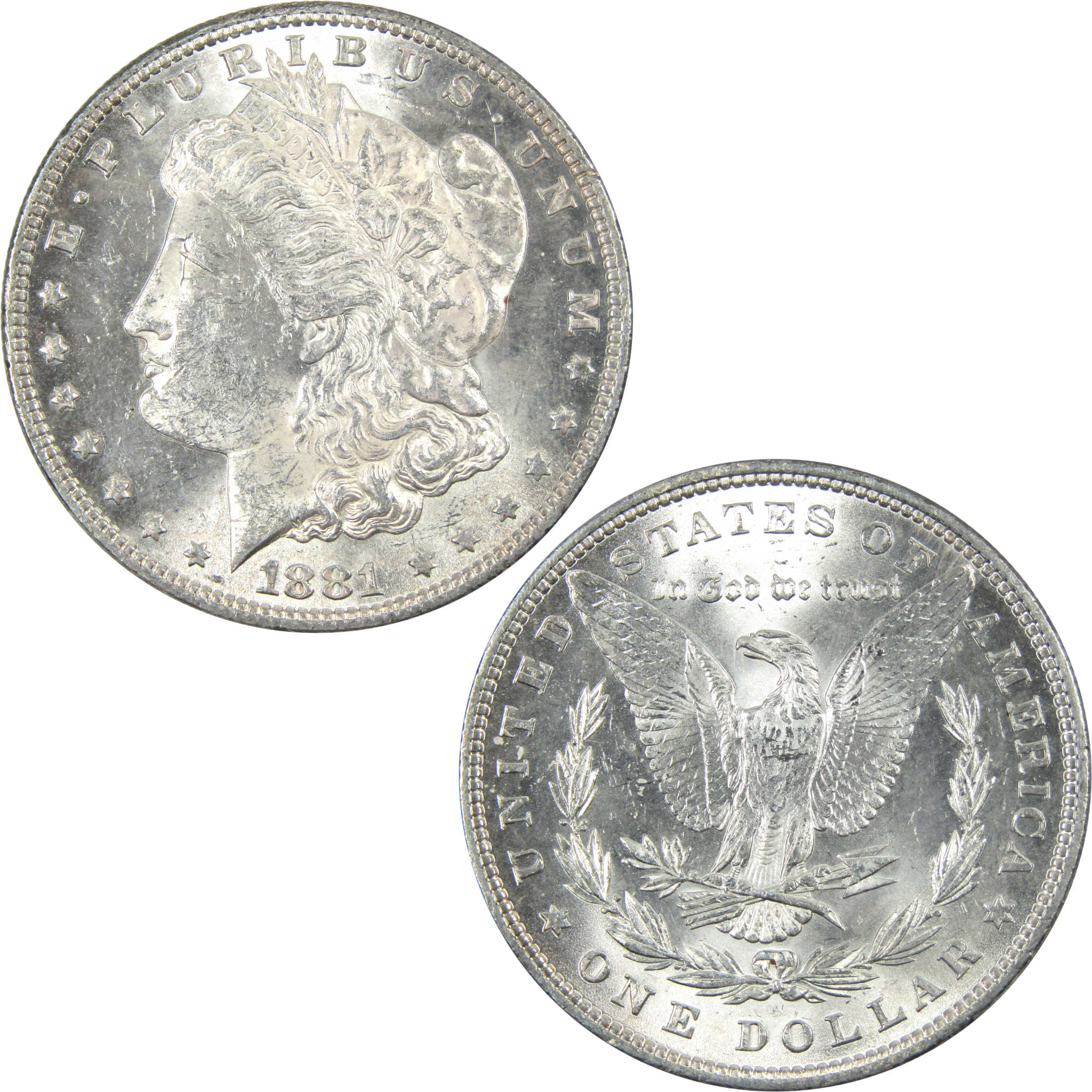 1881 Morgan Dollar Uncirculated Silver $1 Coin SKU:I14534 - Morgan coin - Morgan silver dollar - Morgan silver dollar for sale - Profile Coins &amp; Collectibles