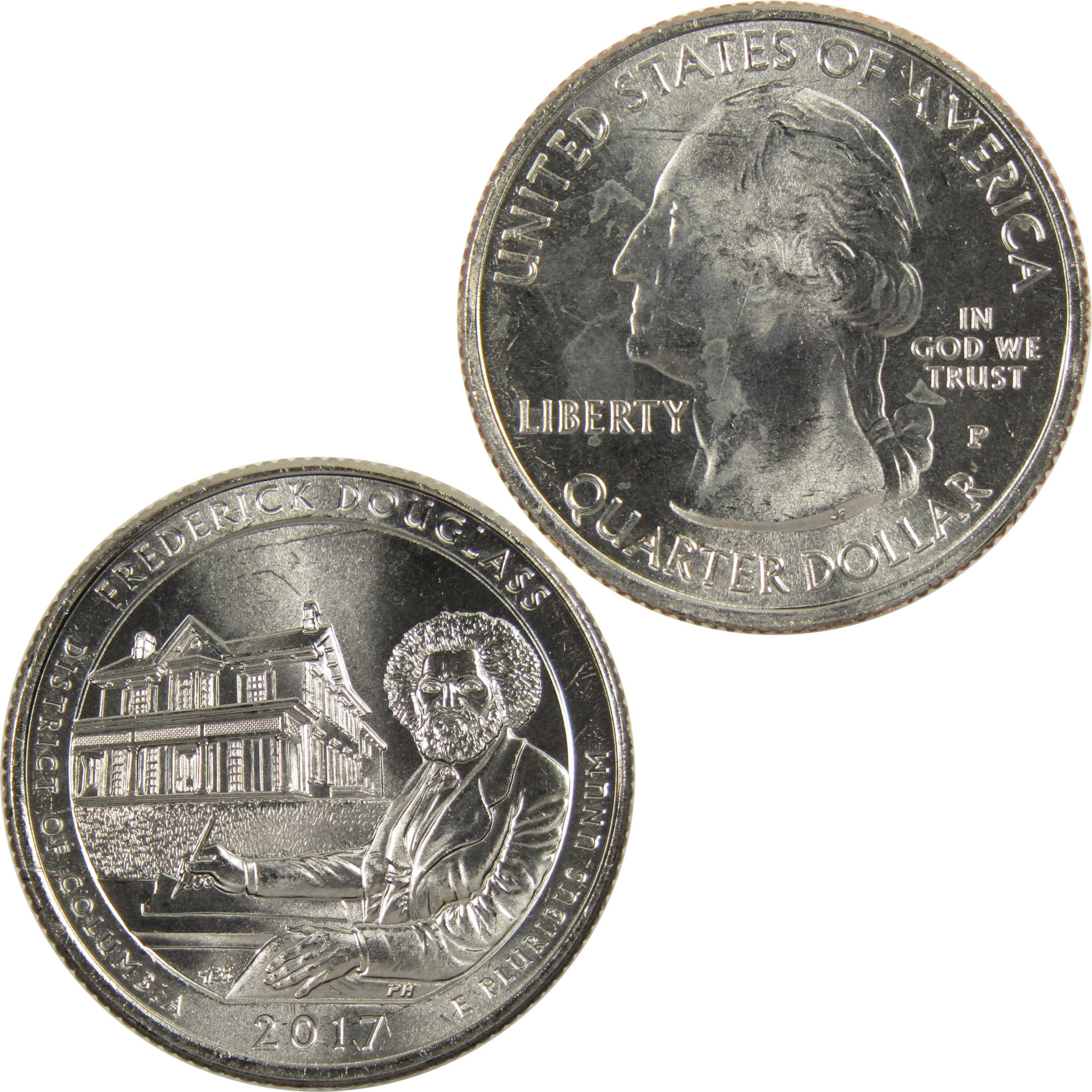 2017 P Frederick Douglass NHS National Park Quarter Uncirculated Clad