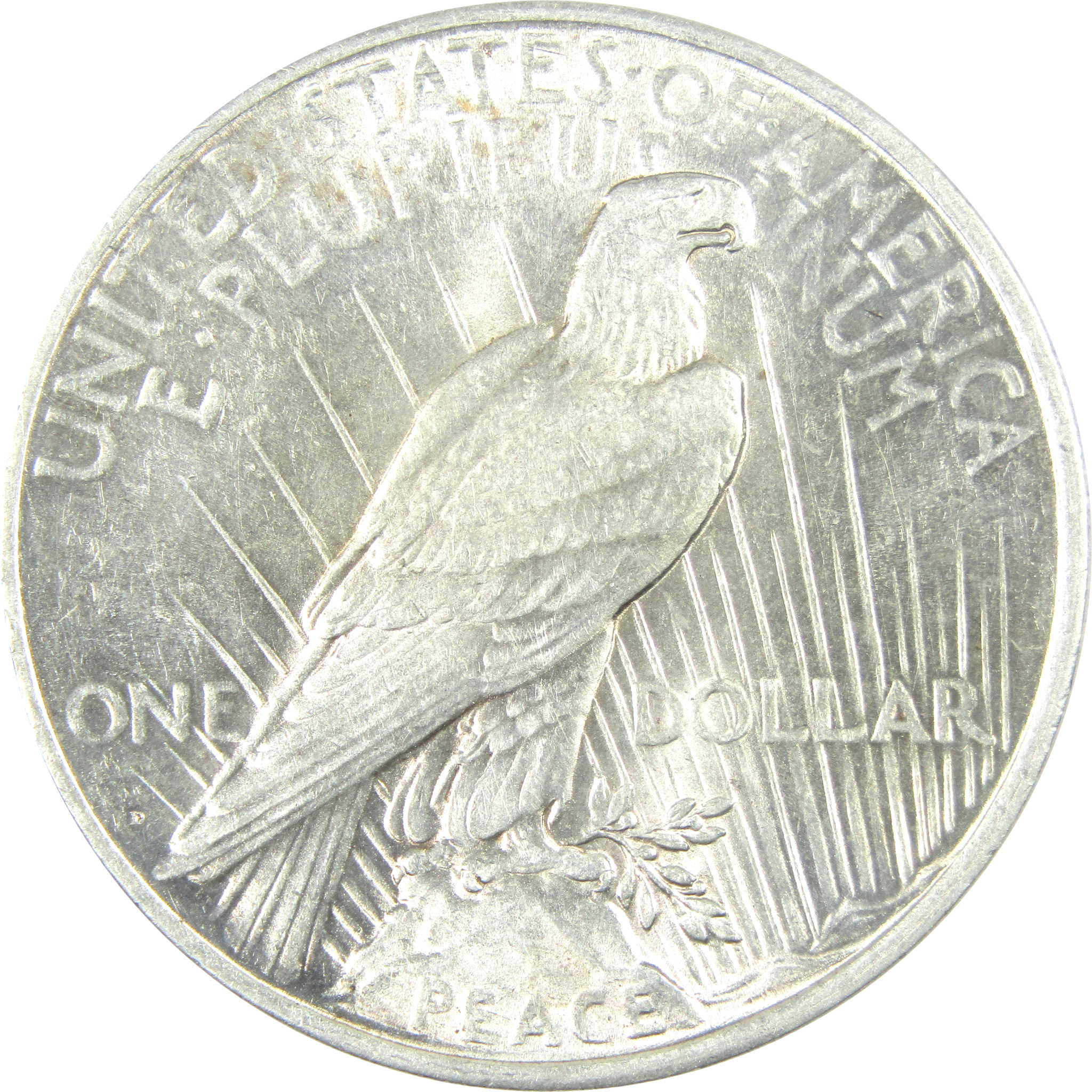 1926 D Peace Dollar Borderline Uncirculated Silver $1 Coin SKU:I15202