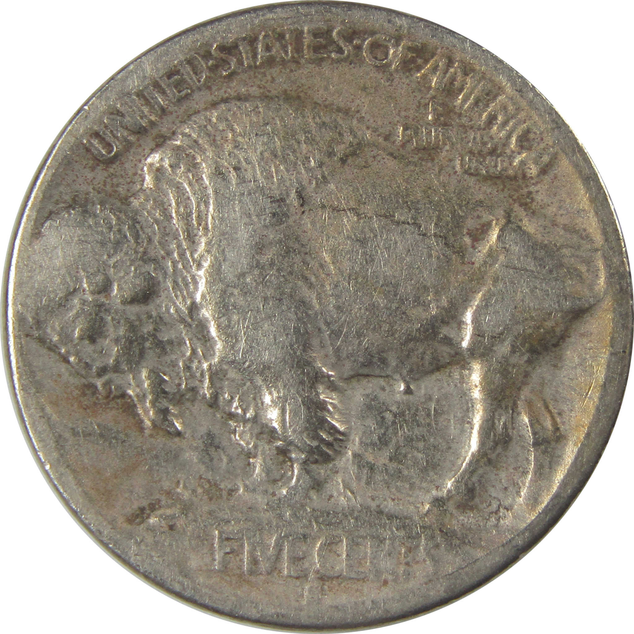 1913 S Type 1 Indian Head Buffalo Nickel F Fine Details SKU:I22920