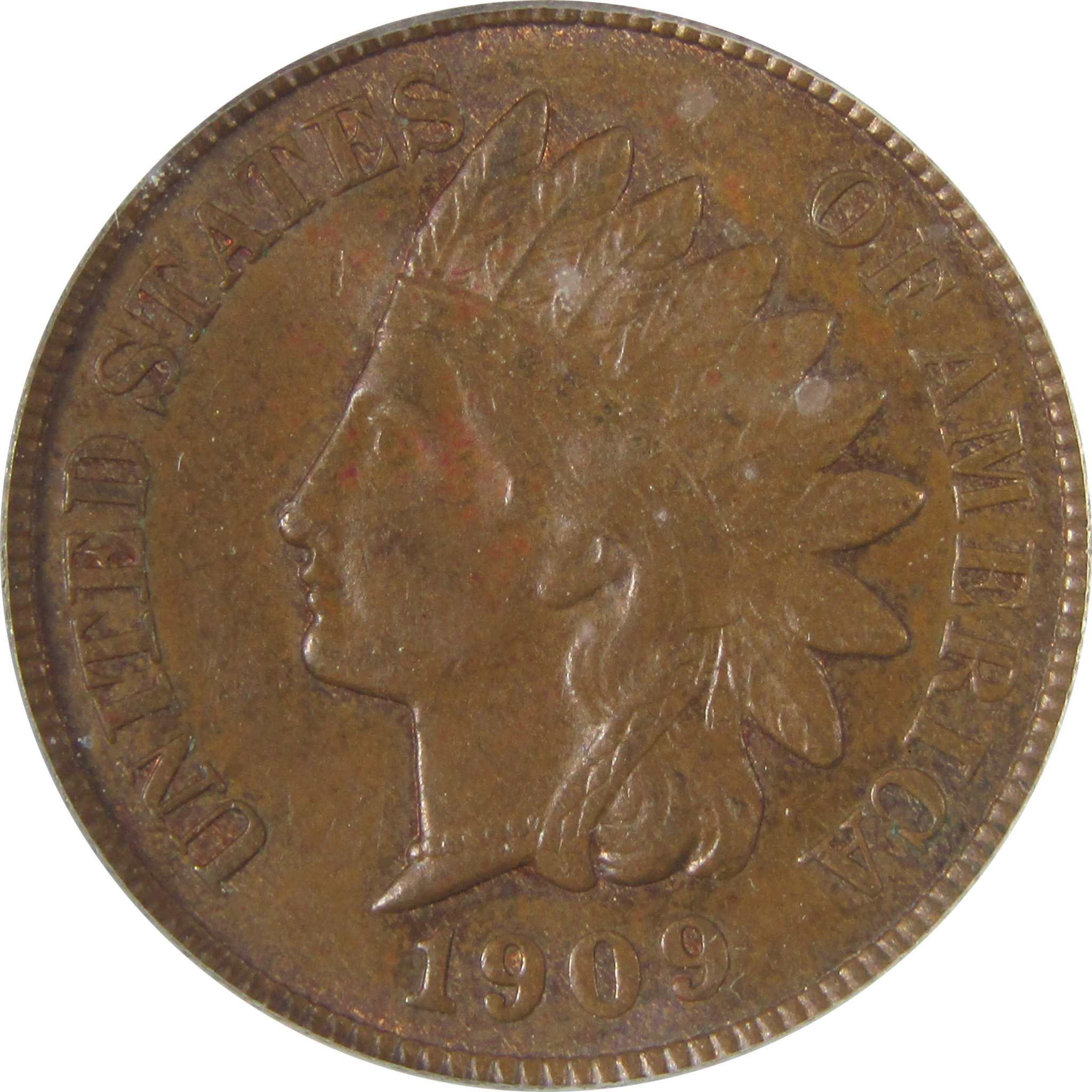 1909 Indian Head Cent MS 62 BN ICG Penny Uncirculated SKU:I22944