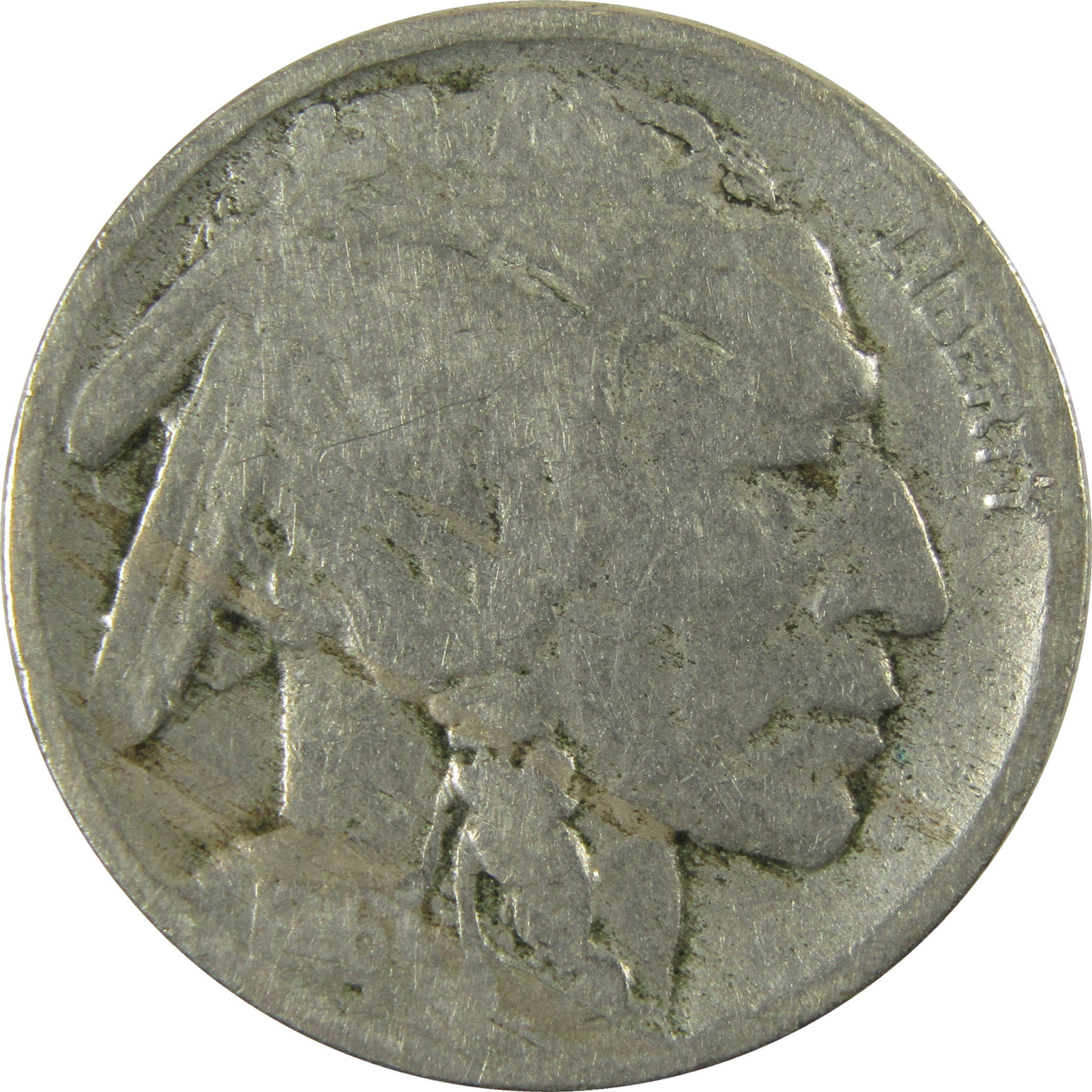 1916 D Indian Head Buffalo Nickel AG About Good Details SKU:I27674