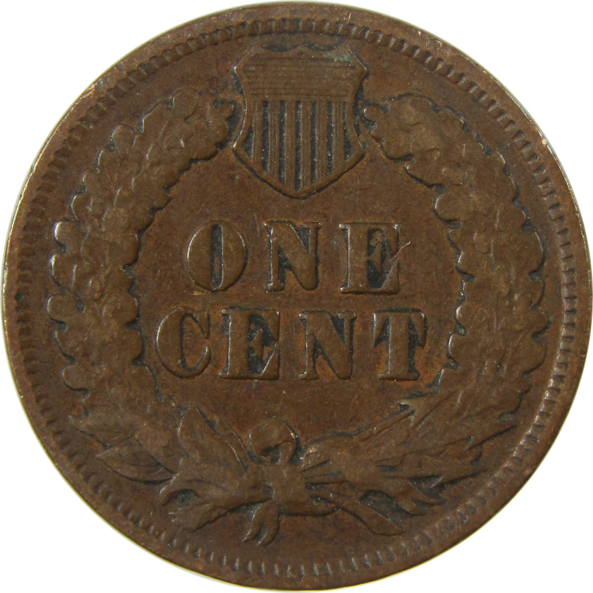 1904 Indian Head Cent F Fine Penny 1c Coin Collectible SKU:I26814