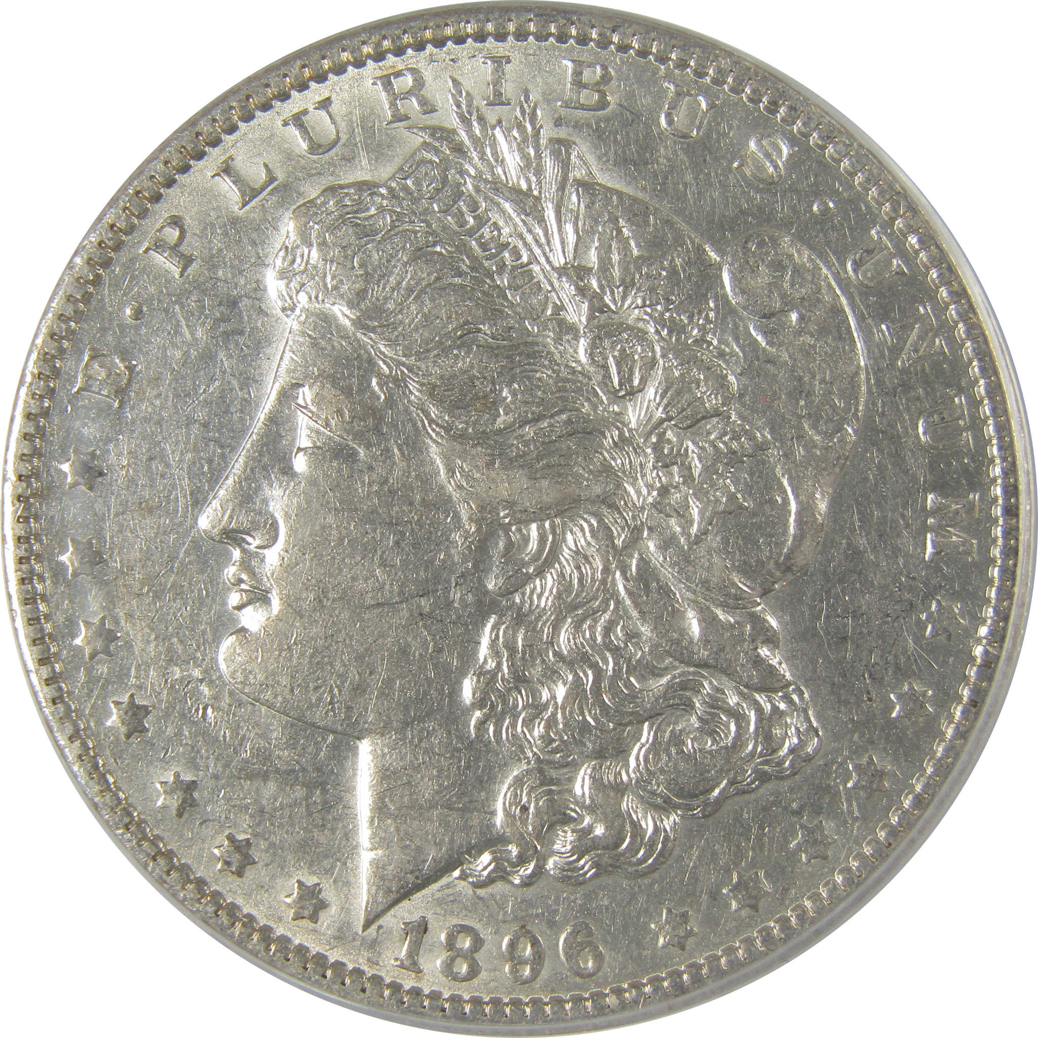 1896 O Morgan Dollar AU 50 Details ANACS Silver $1 Coin SKU:I18947 - Morgan coin - Morgan silver dollar - Morgan silver dollar for sale - Profile Coins &amp; Collectibles