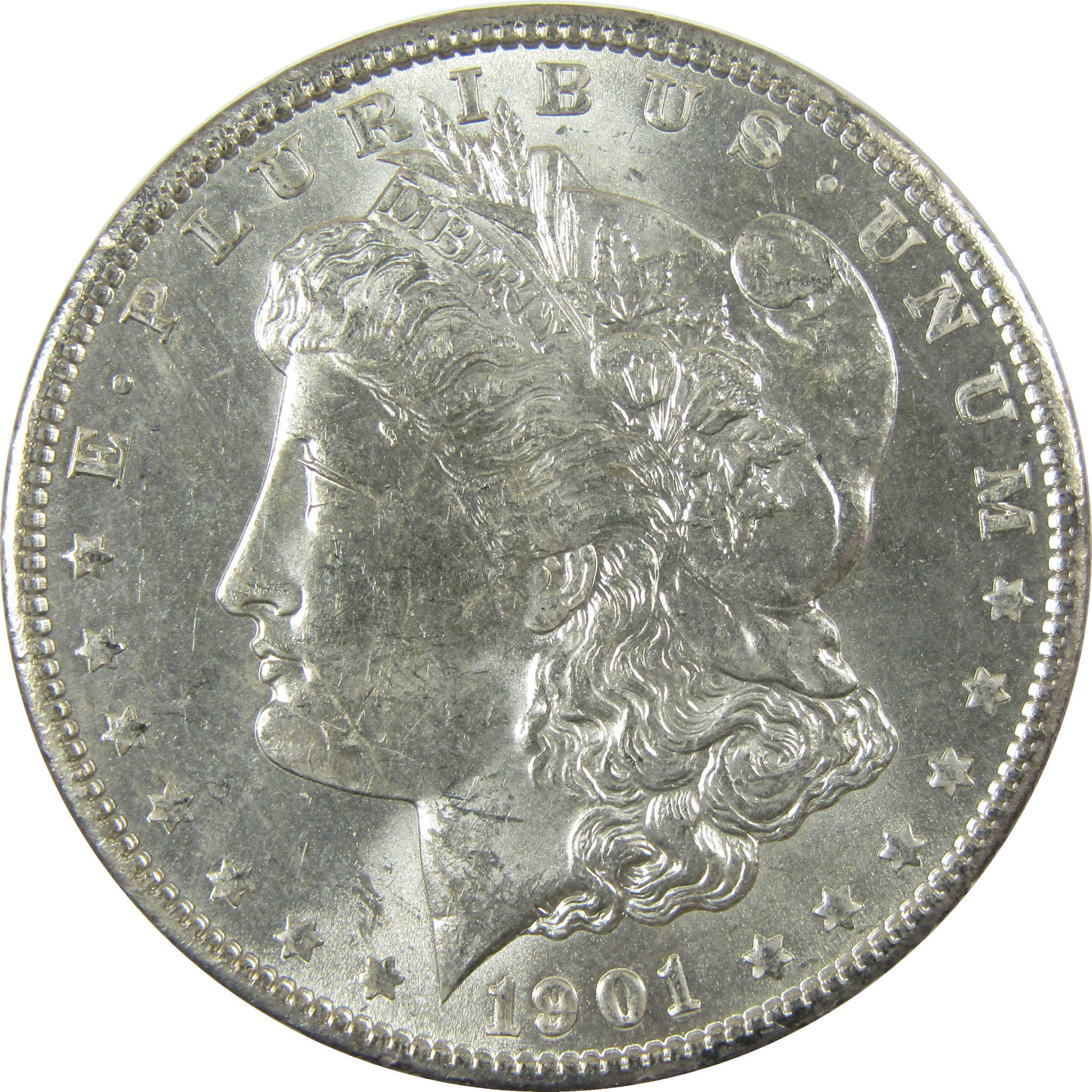 1901 O Morgan Silver Dollar Uncirculated Mint State $1 Coin SKU:I27794