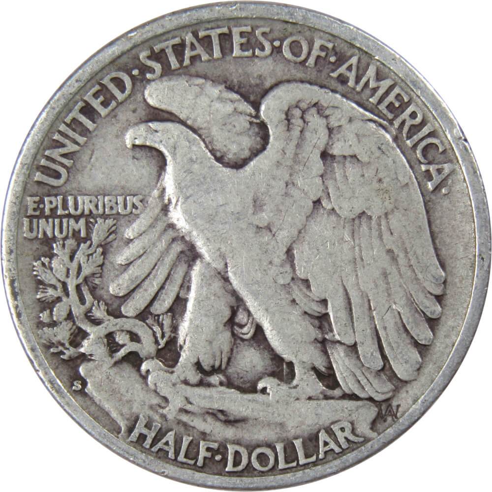 1940 S Liberty Walking Half Dollar VG Very Good Silver 50c Coin