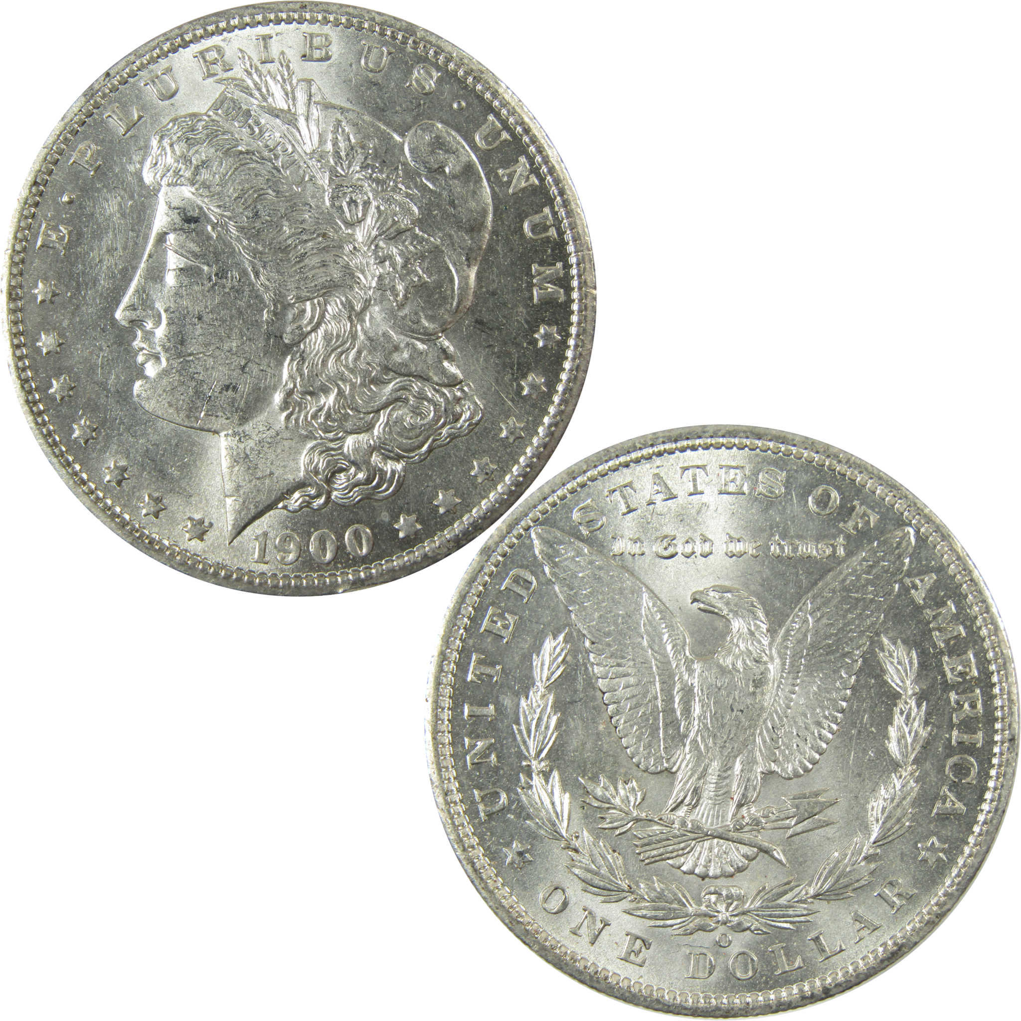 1900 O Morgan Silver Dollar Uncirculated Mint State $1 Coin SKU:I27787