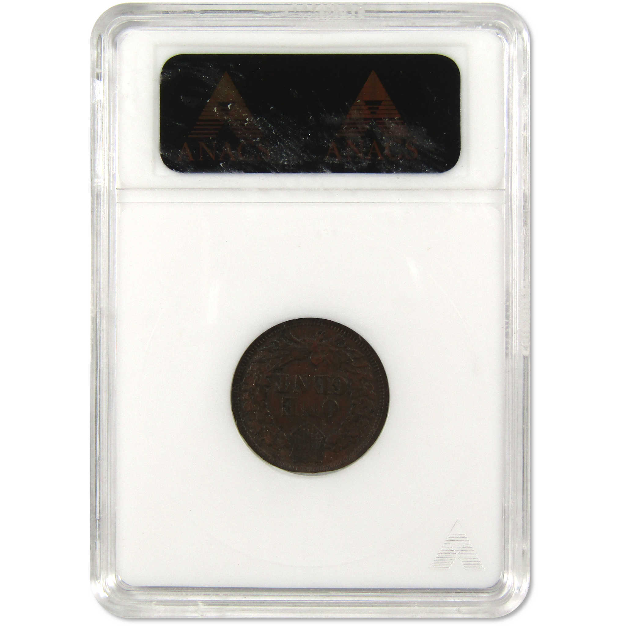 1867/67 Indian Head Cent F 15 ANACS Penny 1c Coin SKU:I9616