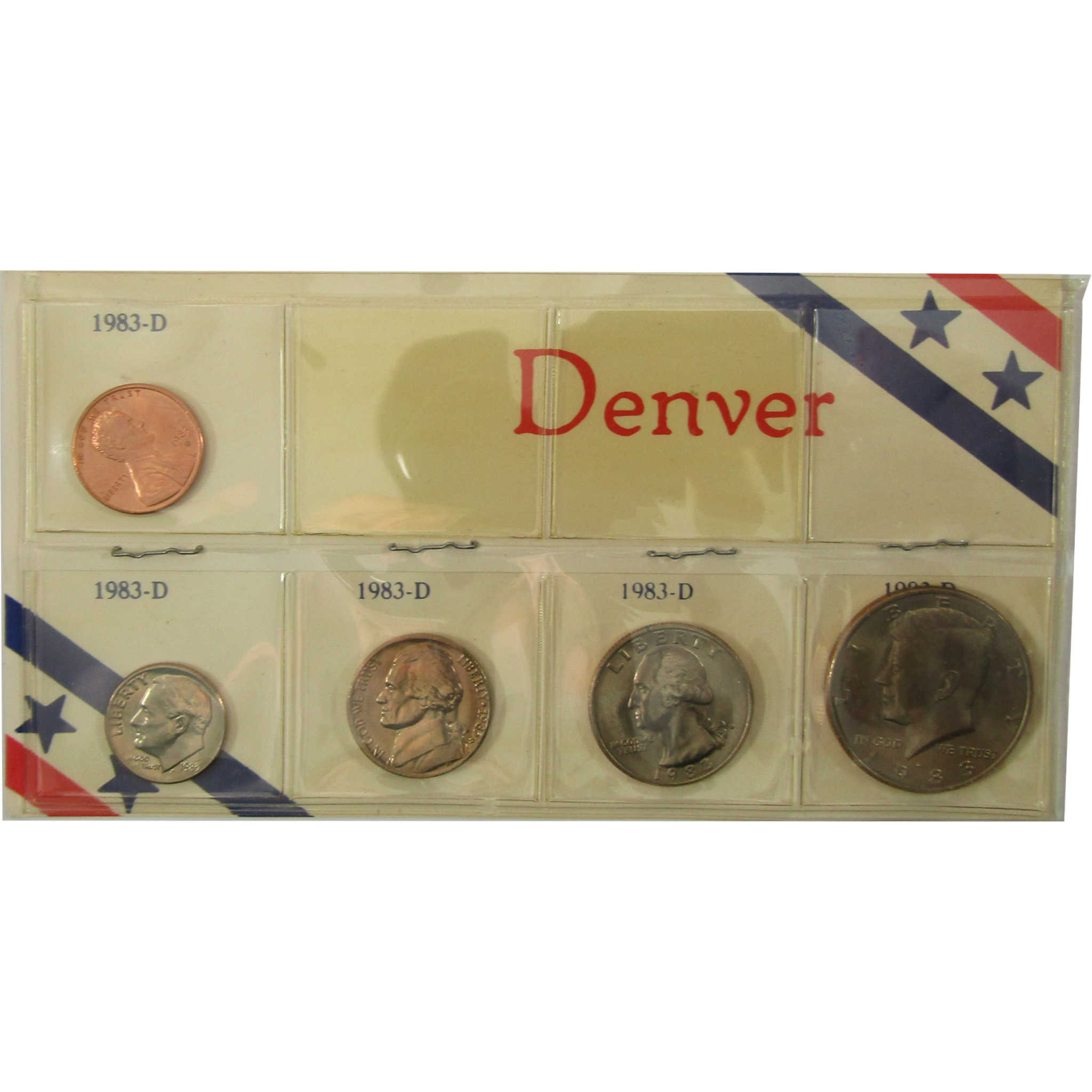 1983 P&D Unofficial 10-Coin Uncirculated Mint Set SKU:I28190