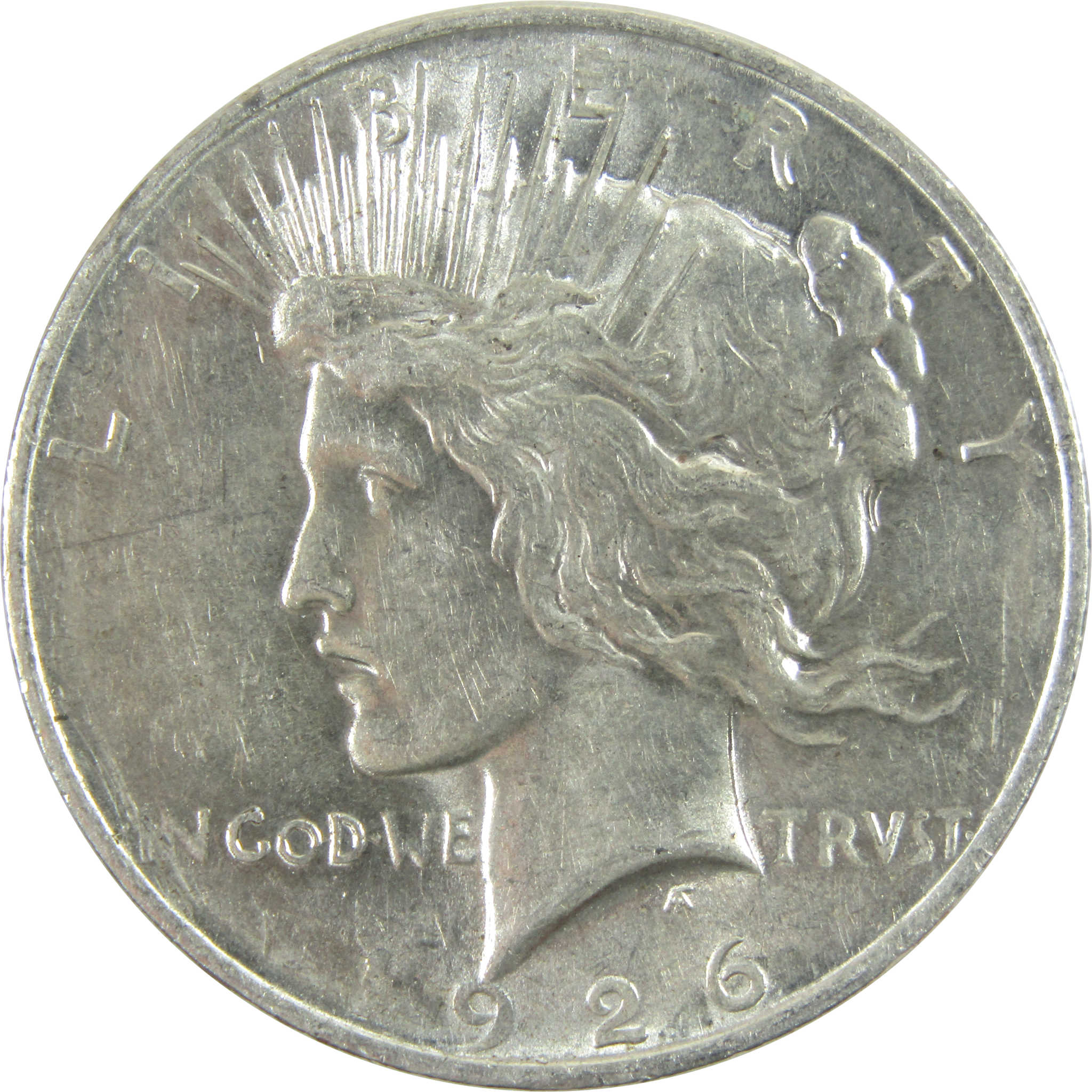 1926 D Peace Dollar CH AU Choice About Uncirculated Silver SKU:CPC7921