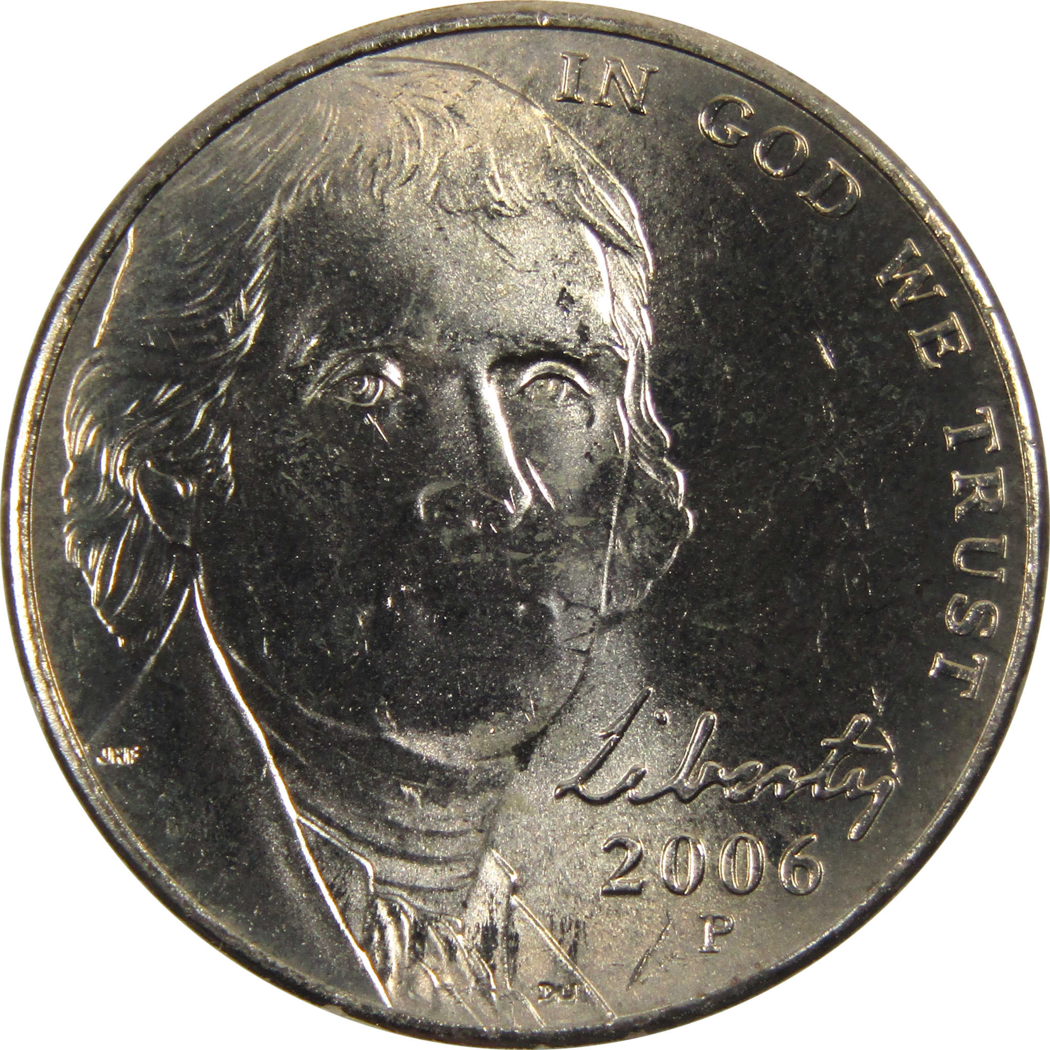 2006 P Jefferson Nickel BU Uncirculated 5c Coin