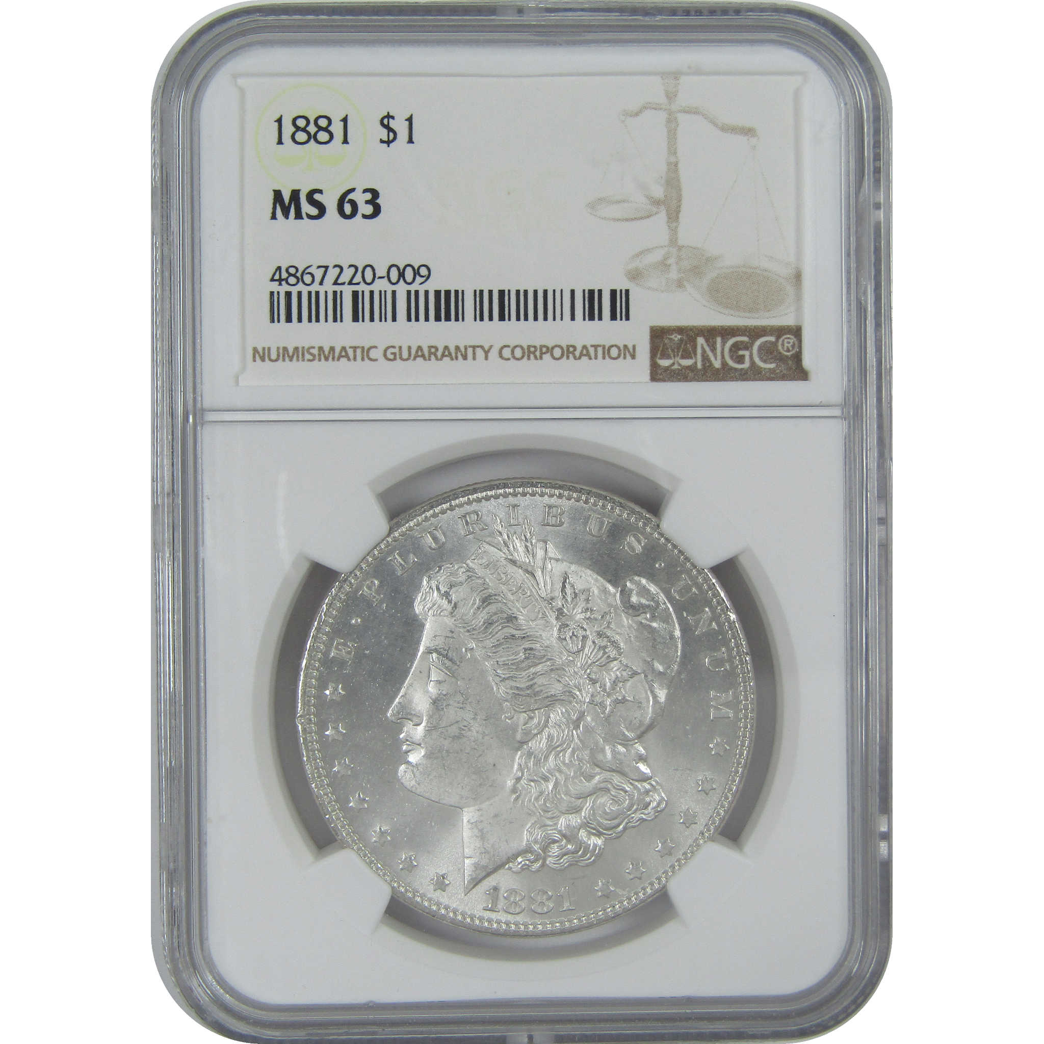 1881 Morgan Dollar MS 63 NGC Silver $1 Uncirculated Coin SKU:I16487 - Morgan coin - Morgan silver dollar - Morgan silver dollar for sale - Profile Coins &amp; Collectibles