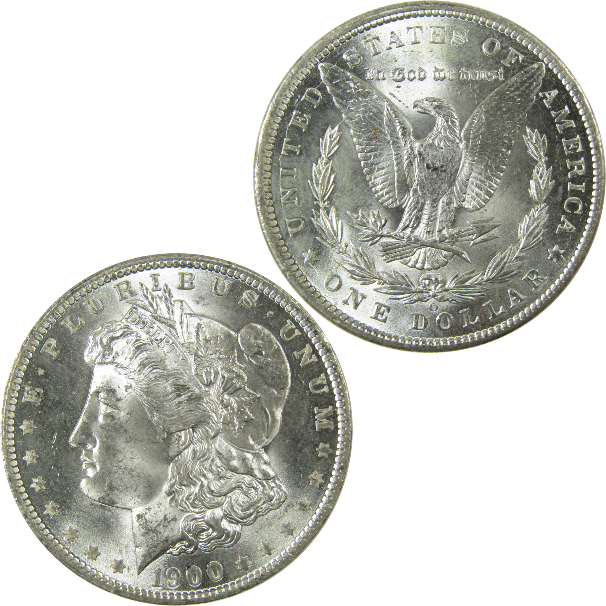 1900 O Morgan Silver Dollar Uncirculated Mint State $1 Coin SKU:I27773