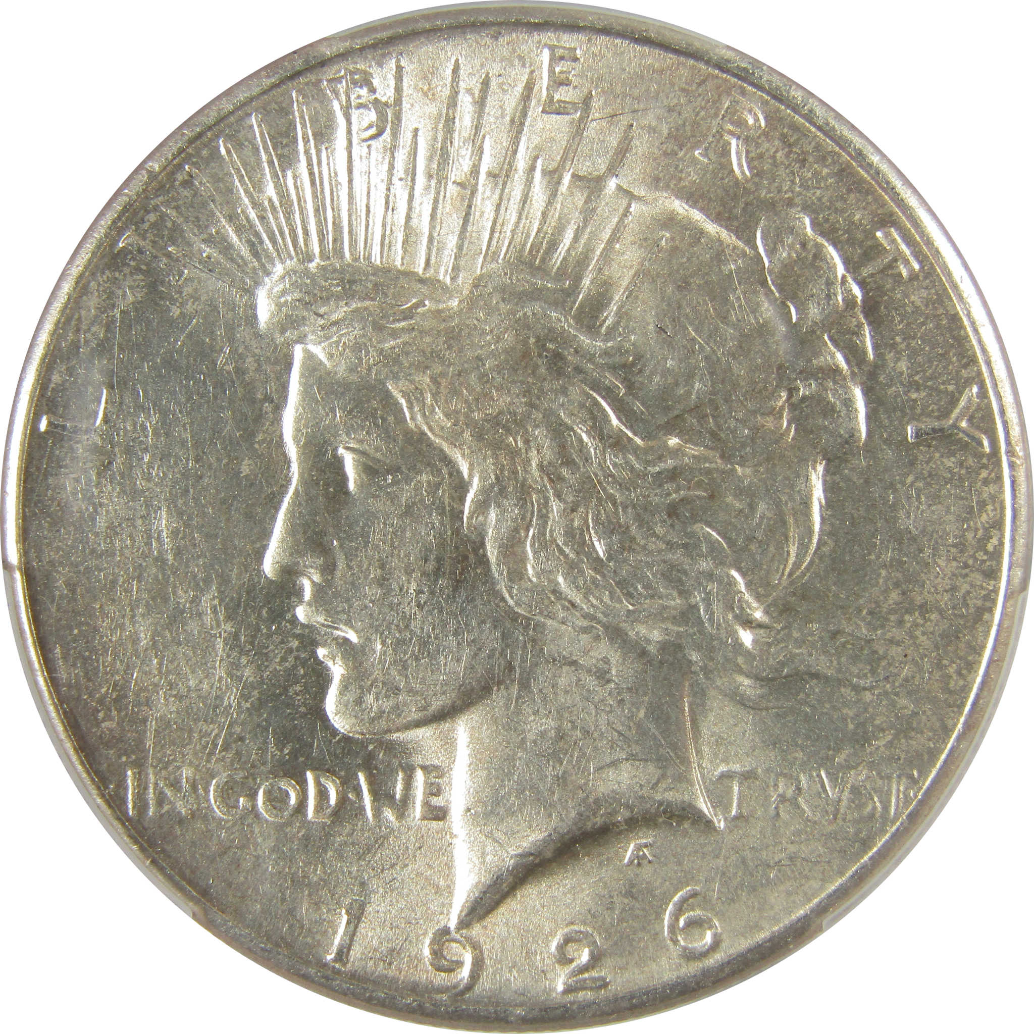 1926 S Peace Dollar AU 58 PCGS Silver $1 Coin SKU:I19743
