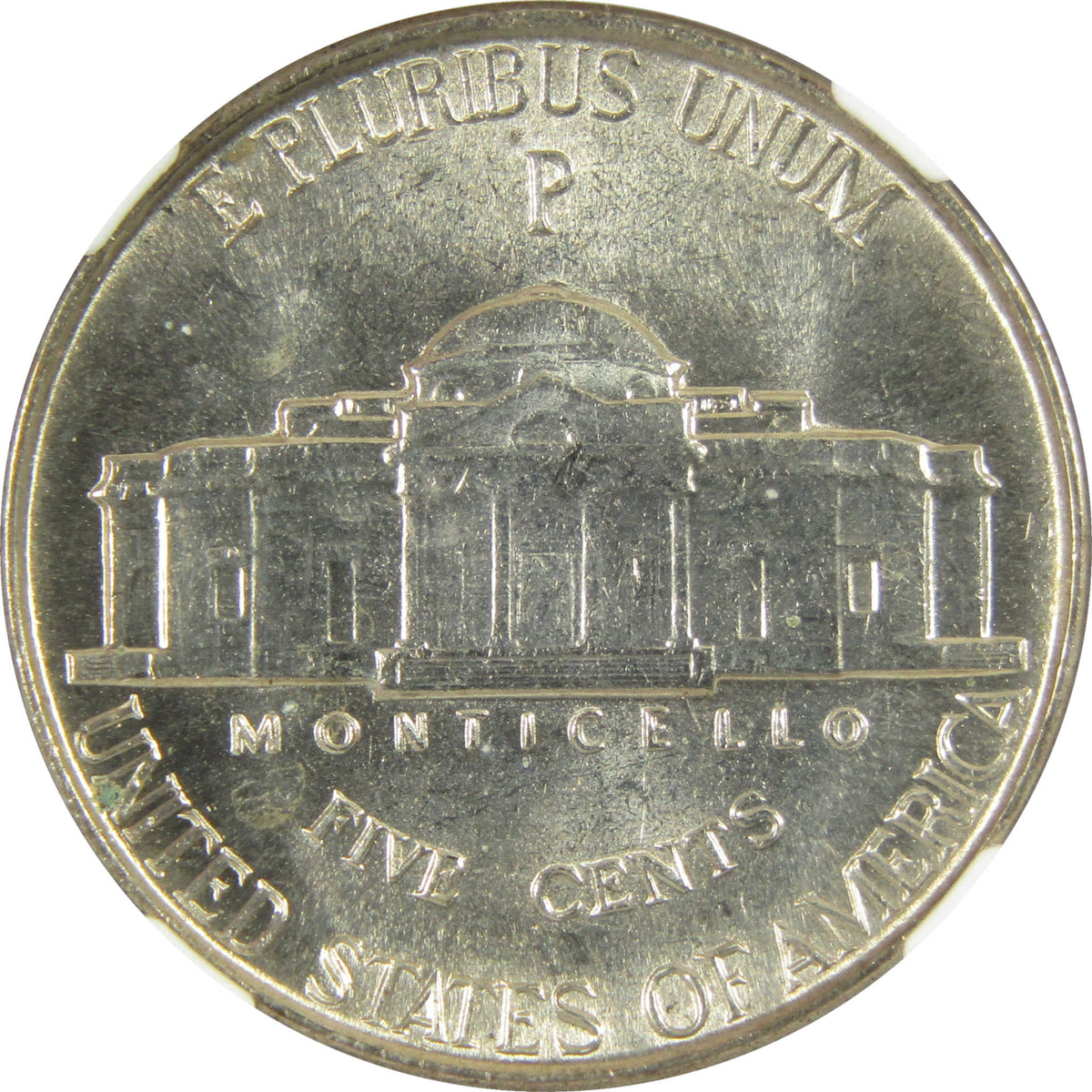 1944 P Jefferson Wartime Silver Nickel MS 65 5FS NGC Coin SKU:I28713