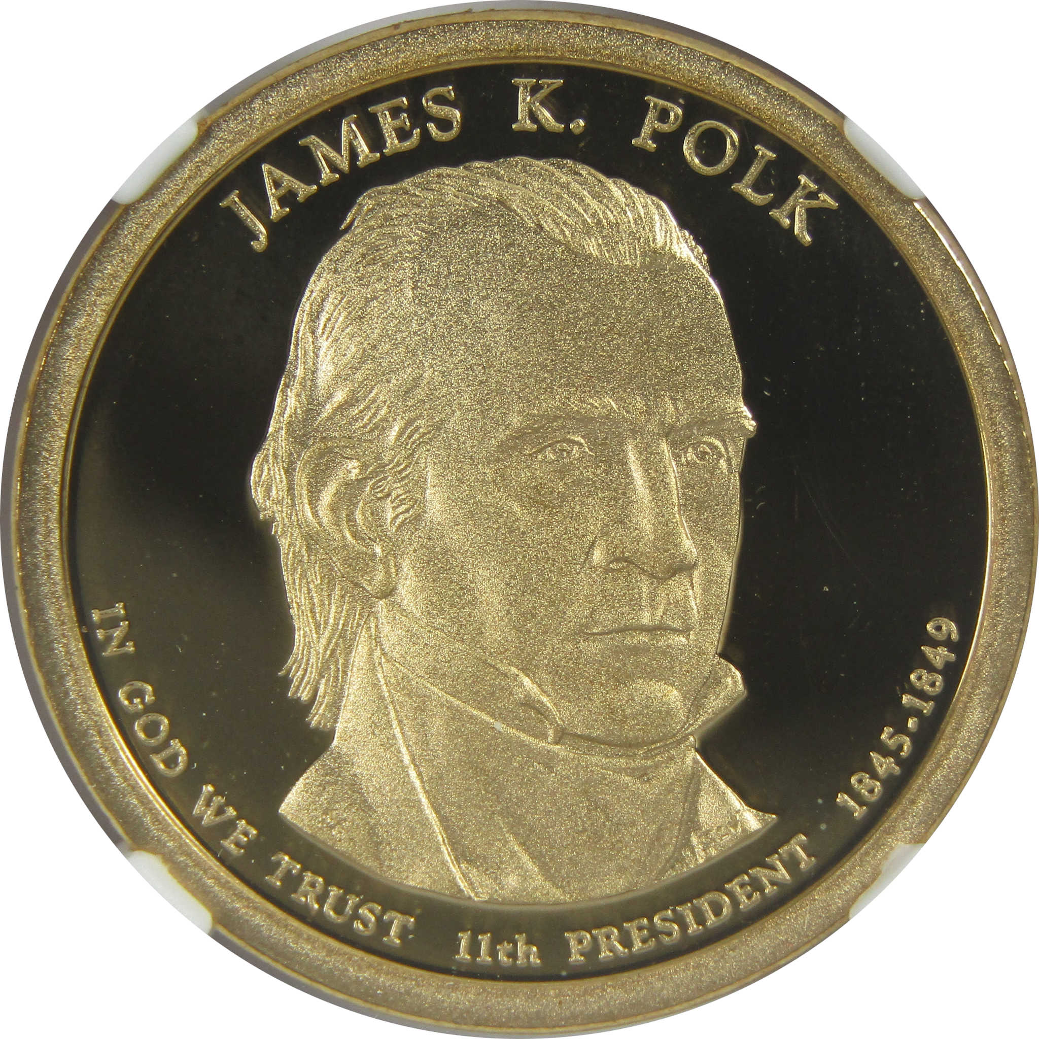 2009 S James K. Polk Presidential Dollar PF 70 UCAM NGC SKU:CPC9252