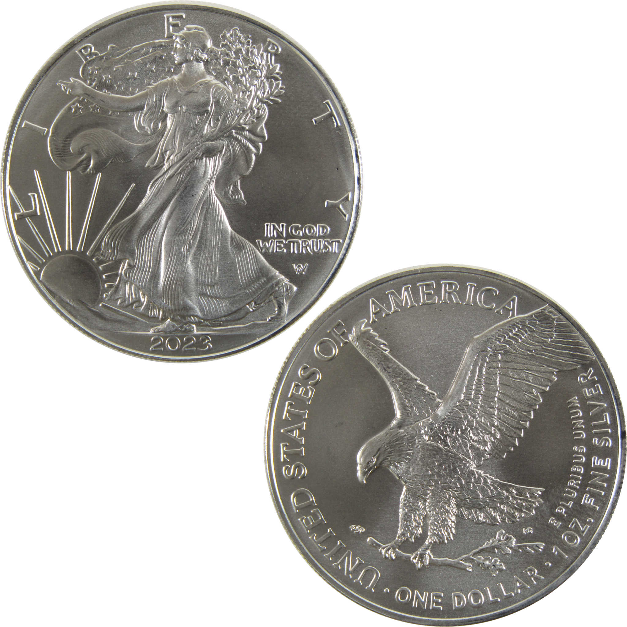 2023 American Eagle BU Uncirculated 1 oz .999 Silver Bullion $1 Coin